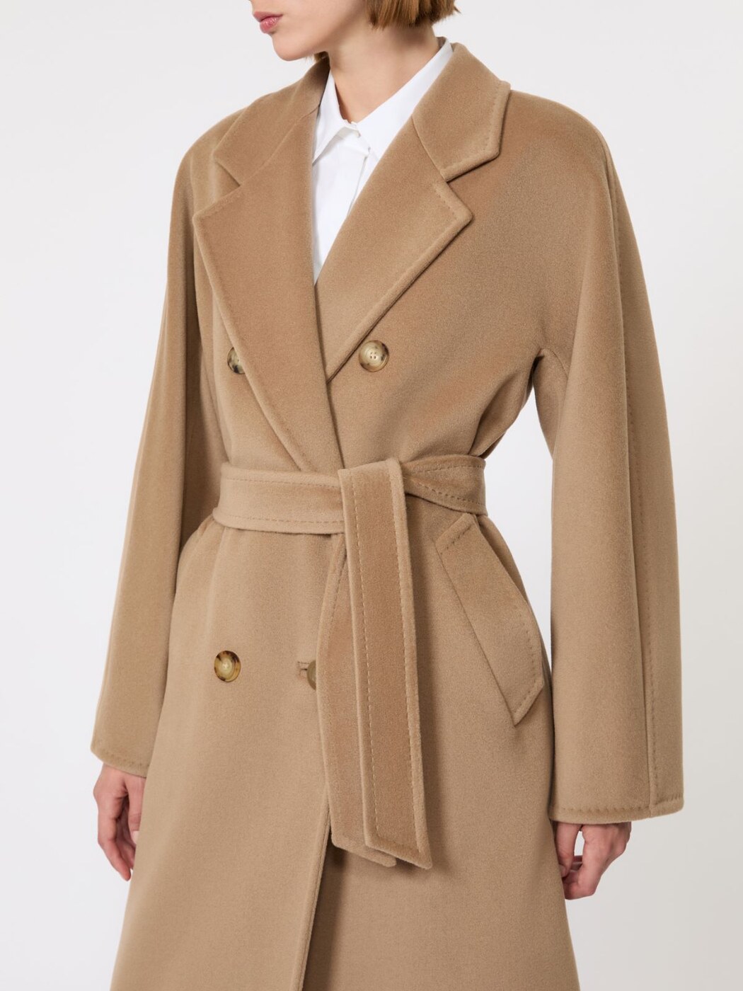 Front crop showing lapels and buttons
