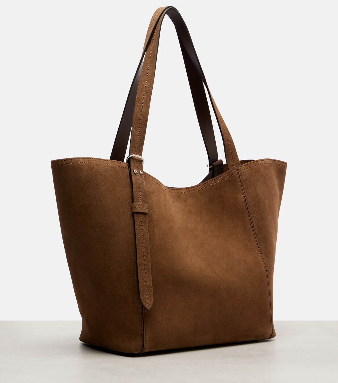 Large tan tote product view