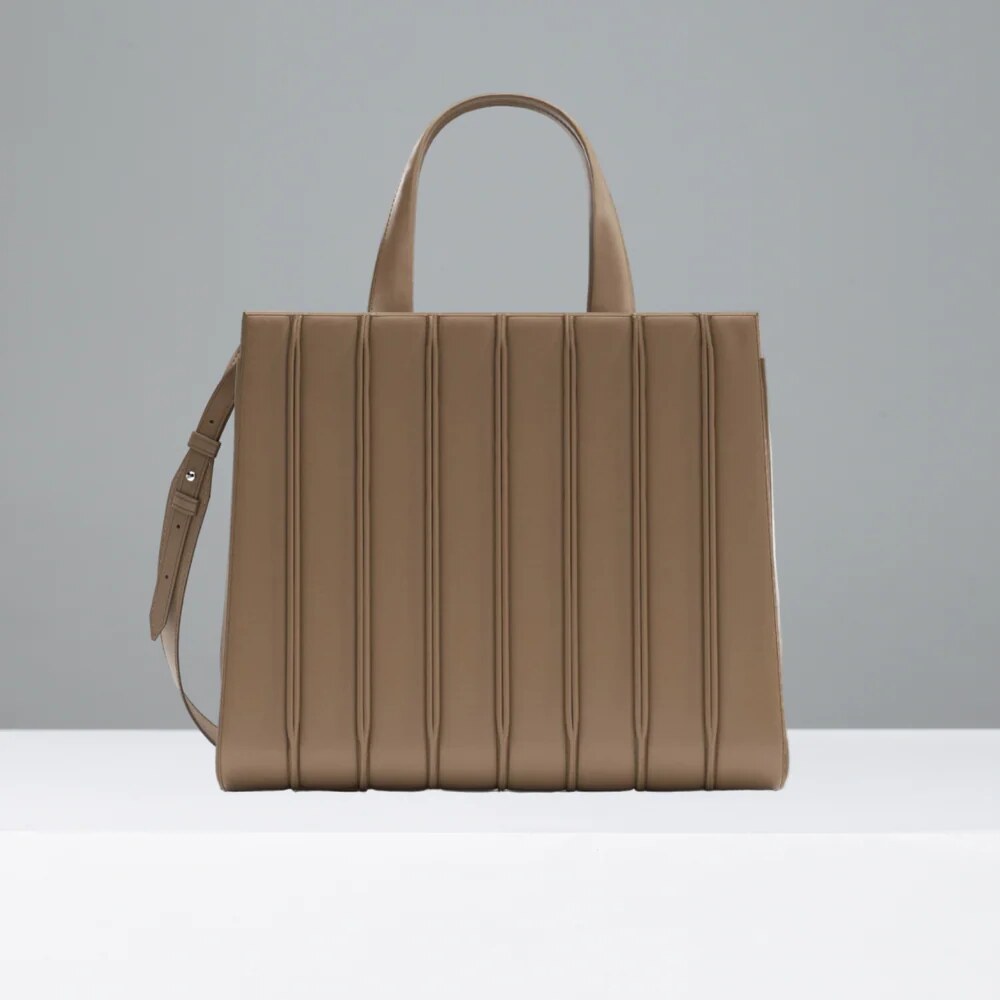 Architectural ribbed front view