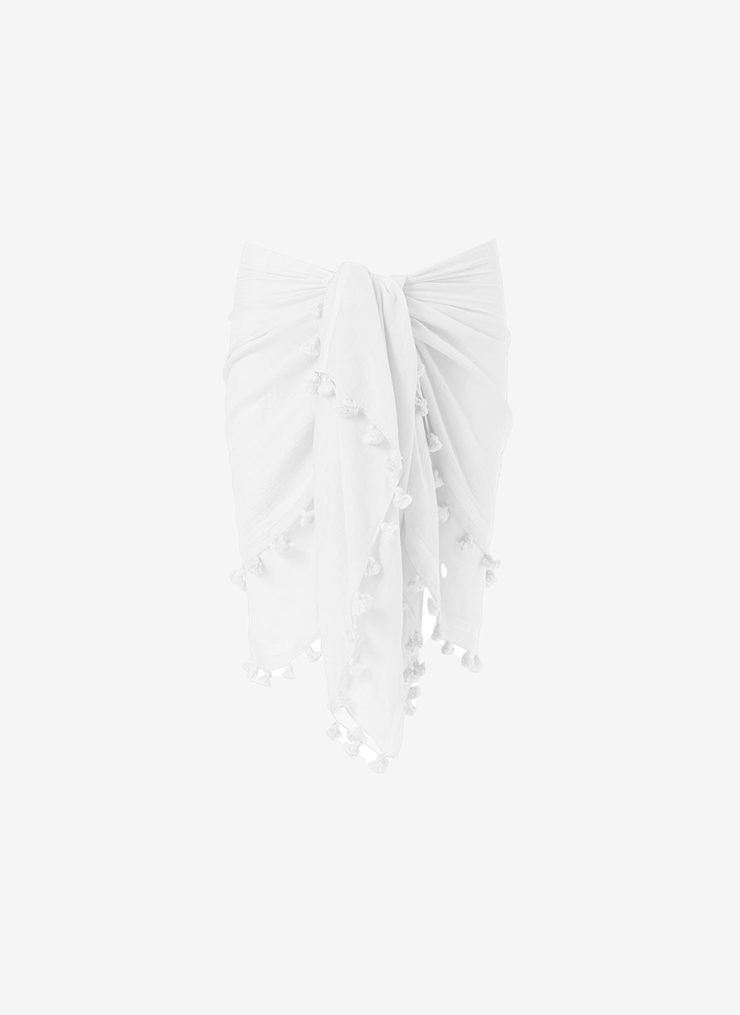 Product shot of the pareo laid out flat