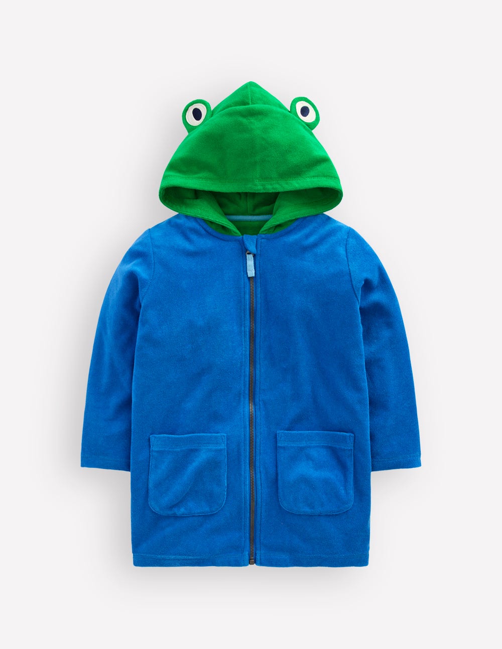 Fun Towelling Zip-Up Throw-On