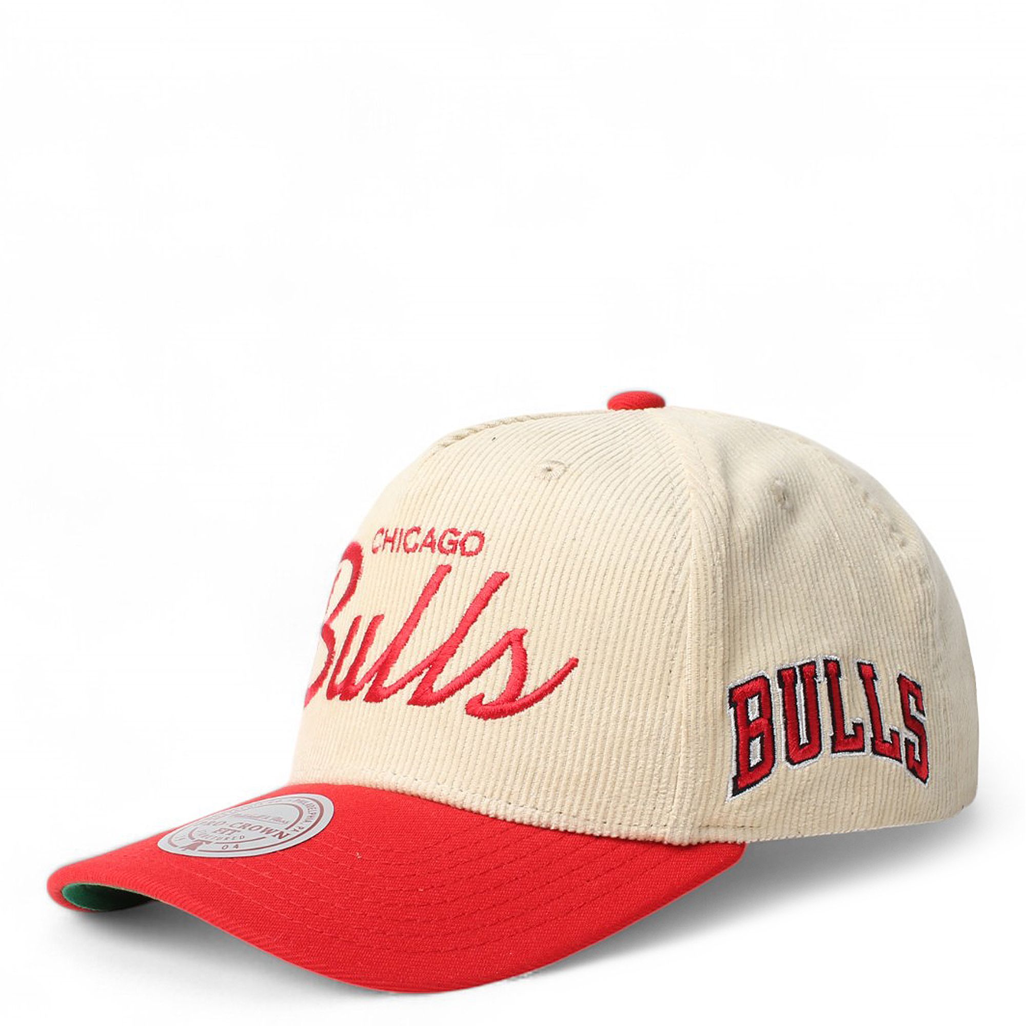 Chicago Bulls White/Red 1996 NBA Playoffs Pro Crown Snapback Hat