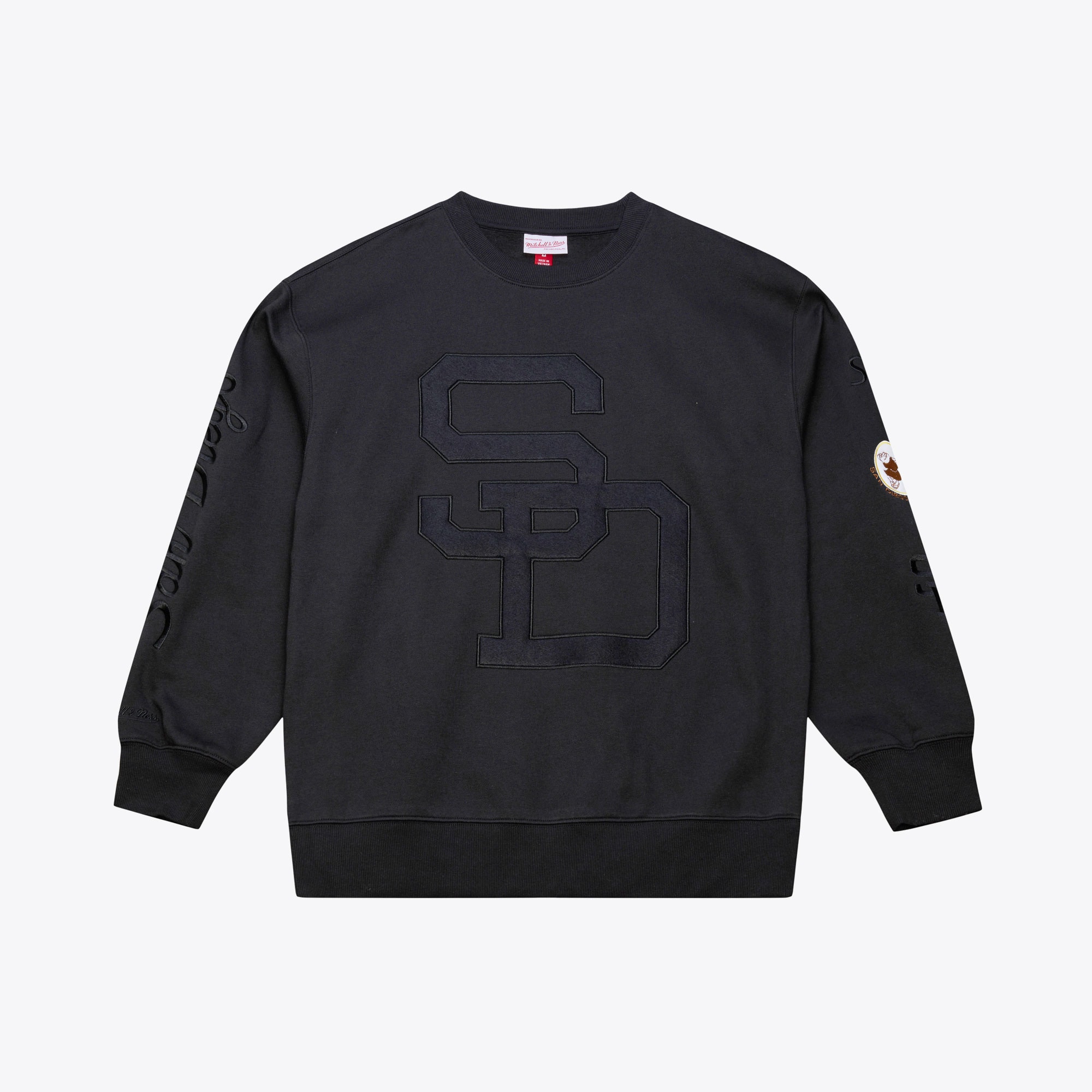 Mitchell & Ness Black Premium Branded Sweatshirt