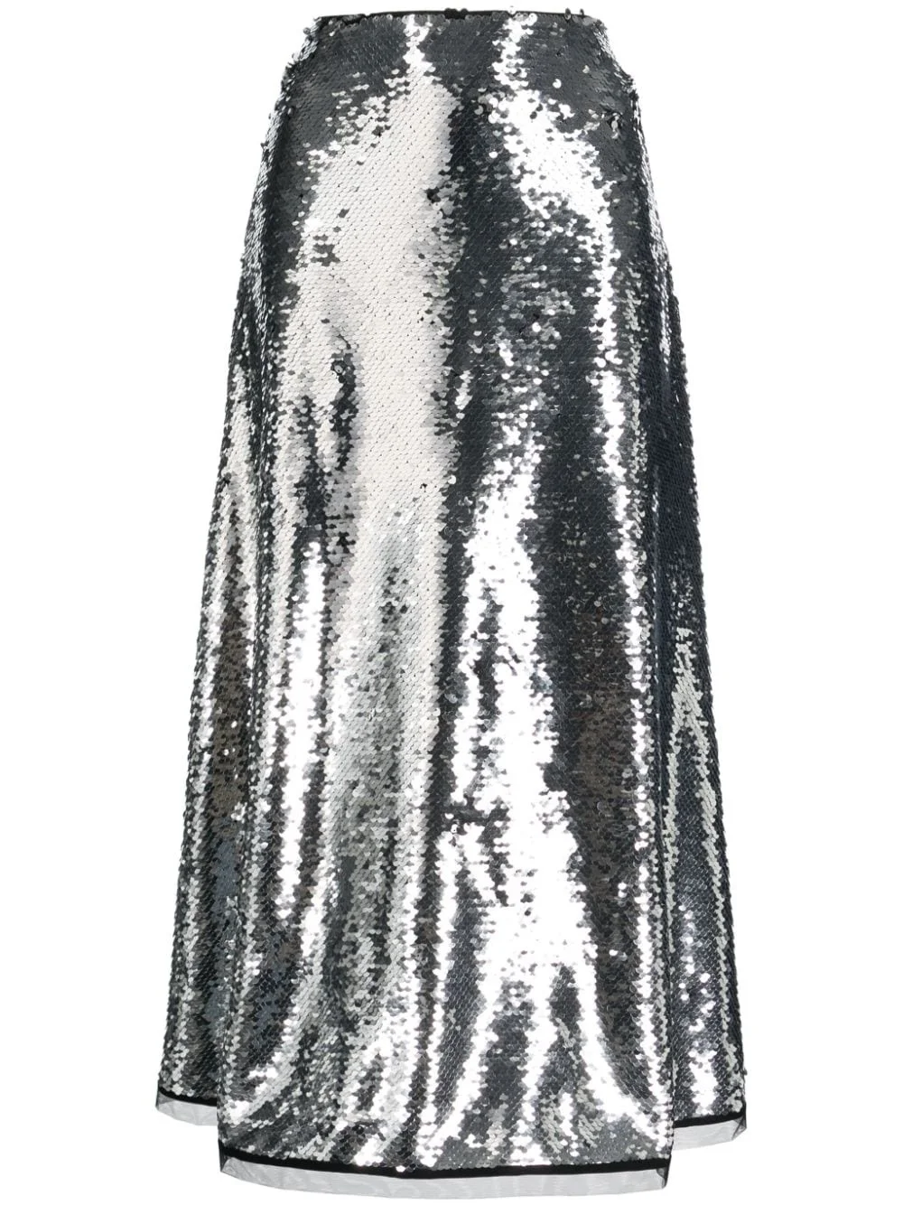 Sequinned Midi Skirt