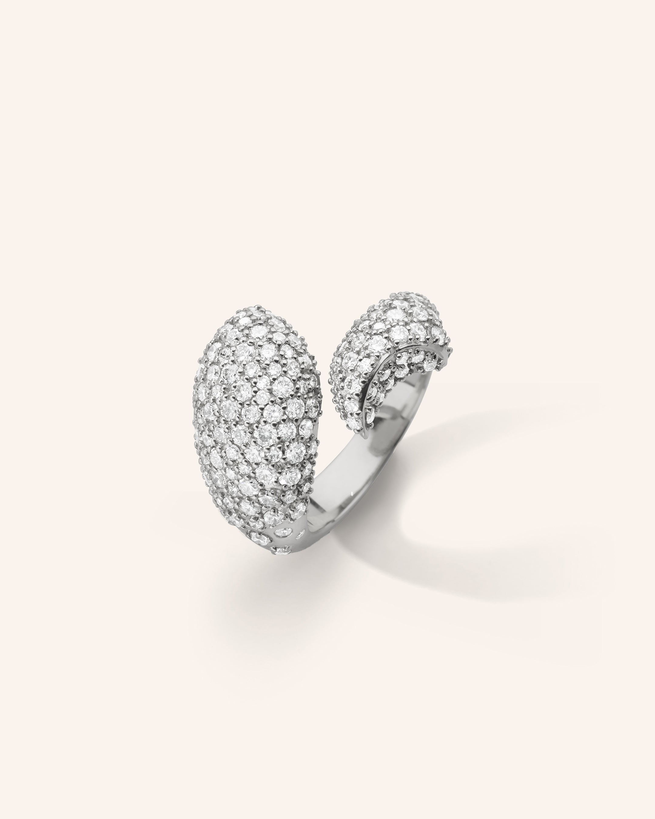 "Perseverance" Fish Pavé Sapphire Sterling Silver Ring