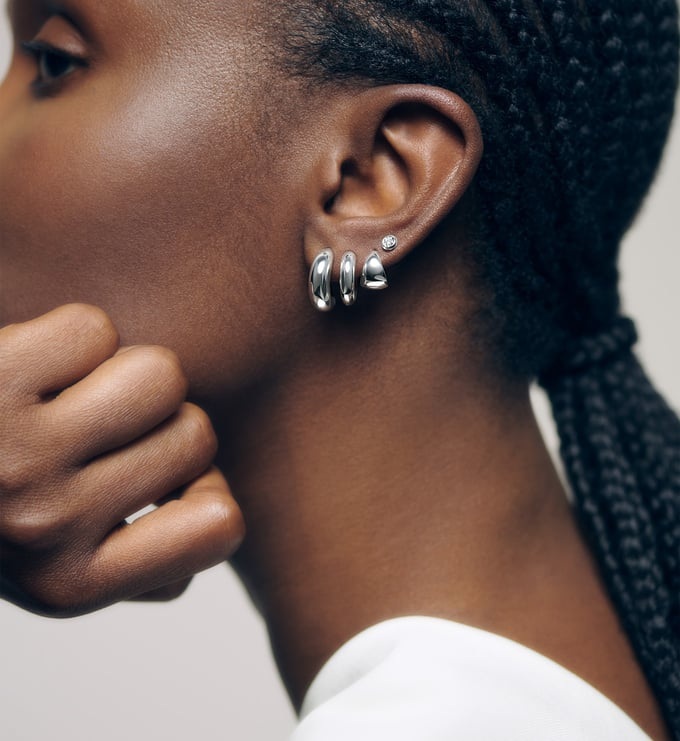 silver close-up