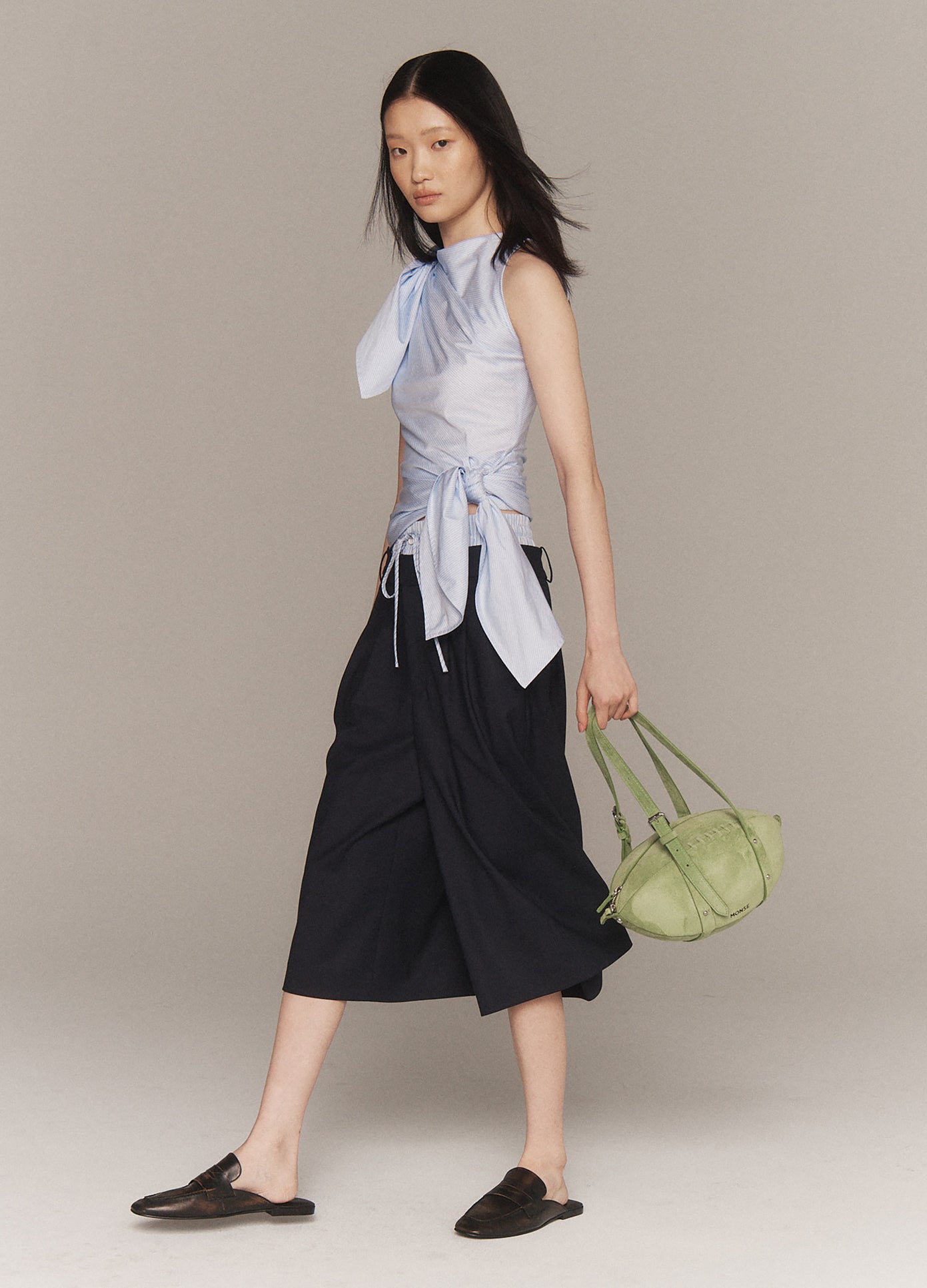 Double Waistband Culotte Trouser