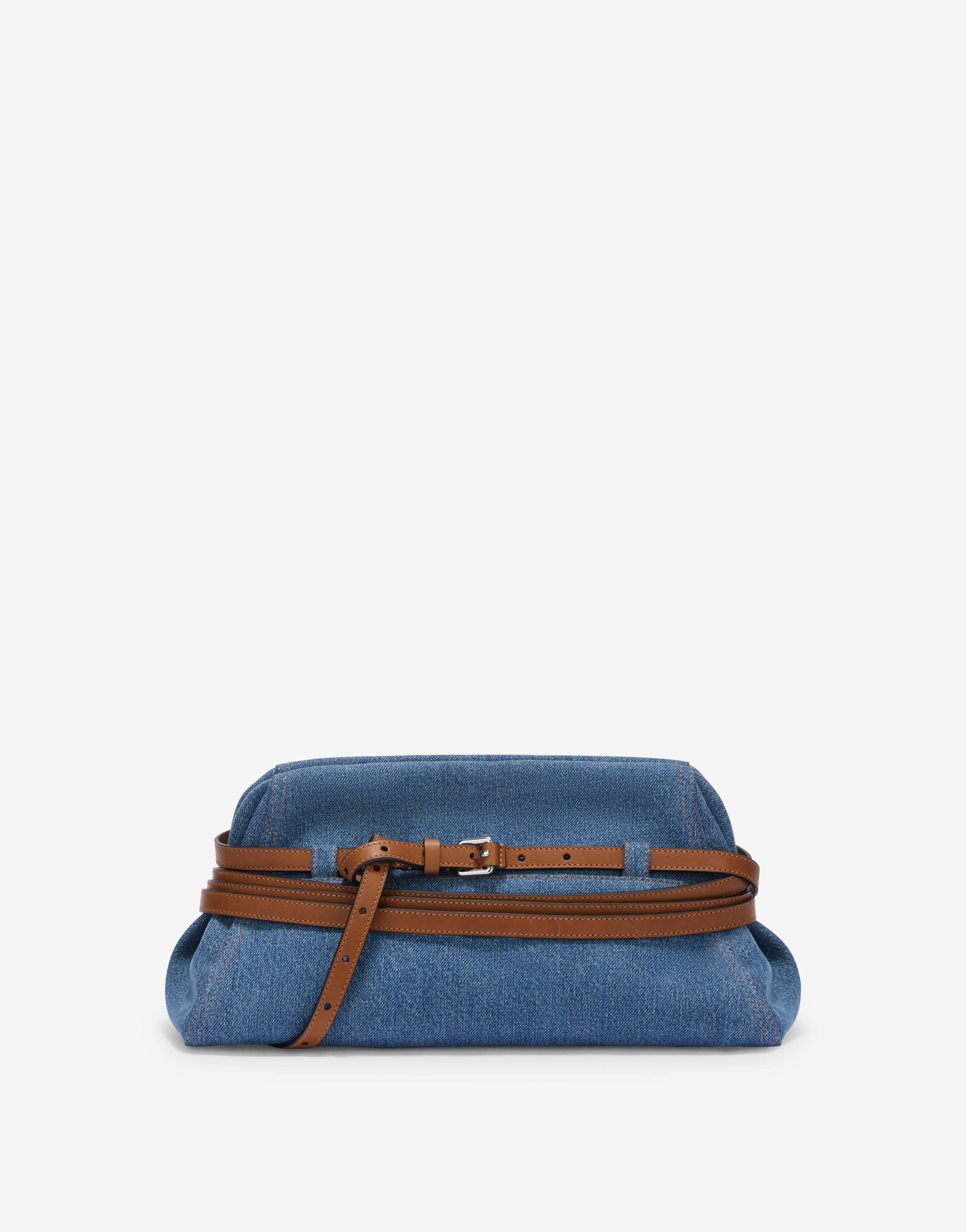 Moschino Tie Me Large Clutch Bag