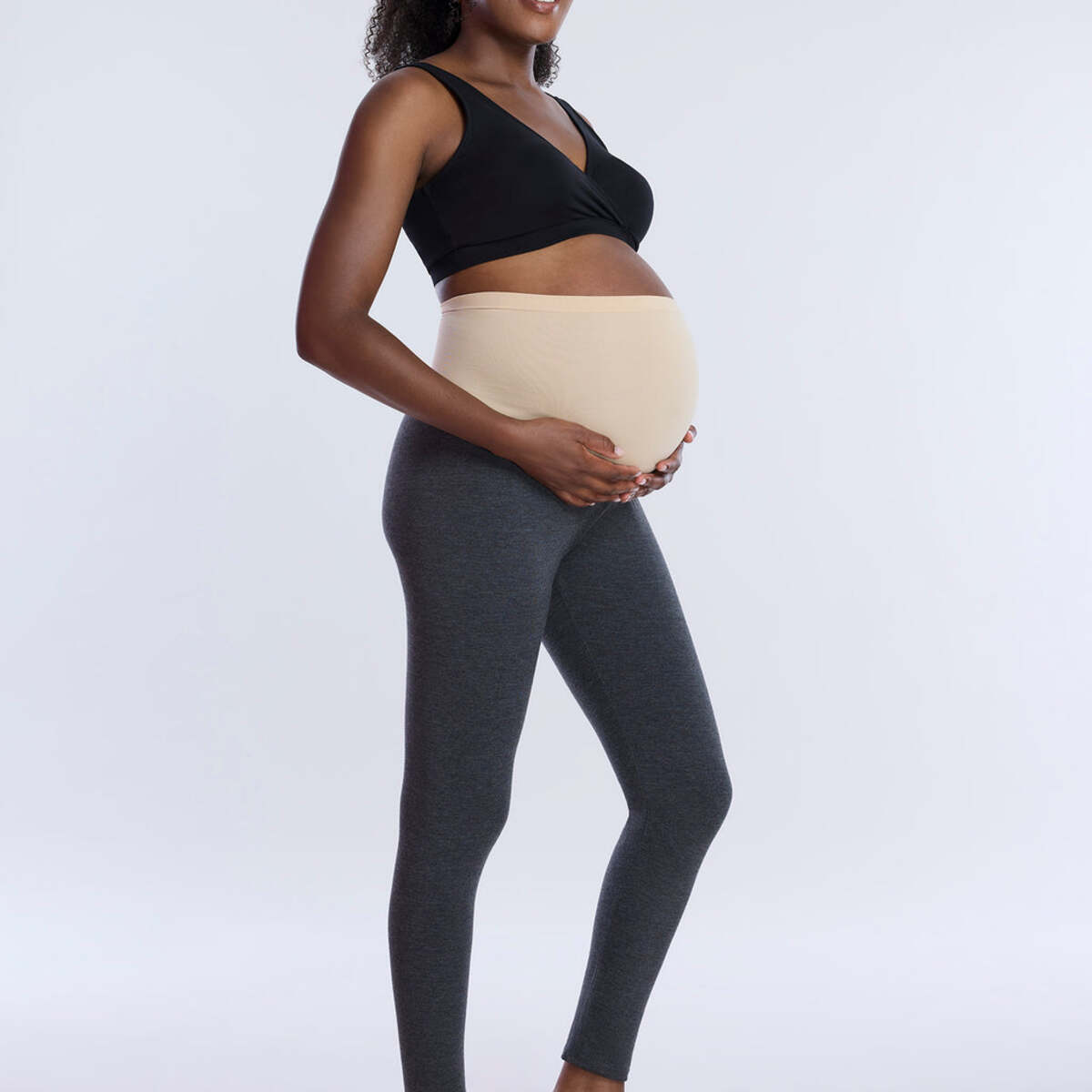 Heather charcoal leggings