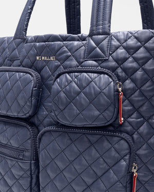 Black Large Metro Travel Tote