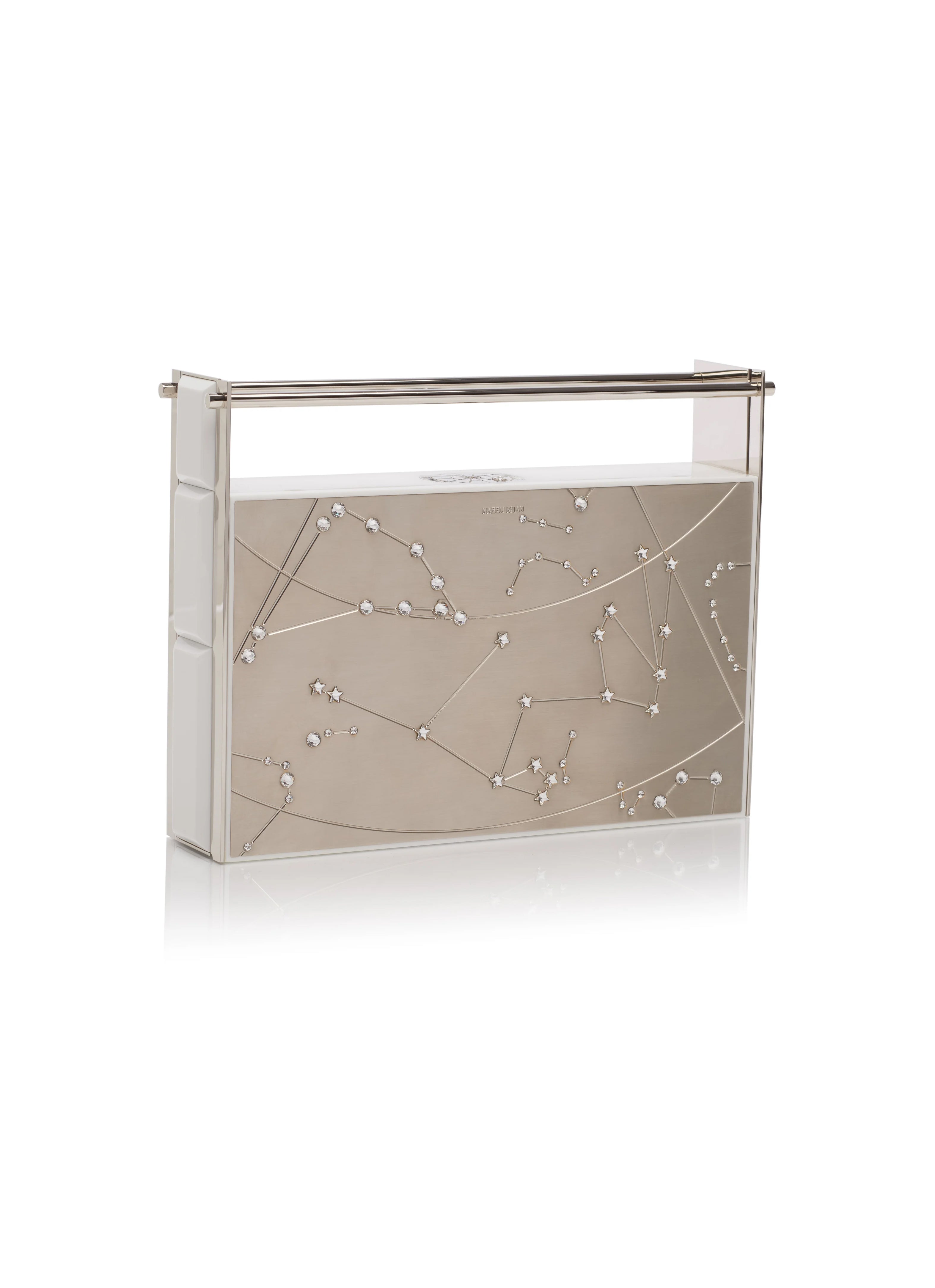 Silver Armory Zodiac Clutch
