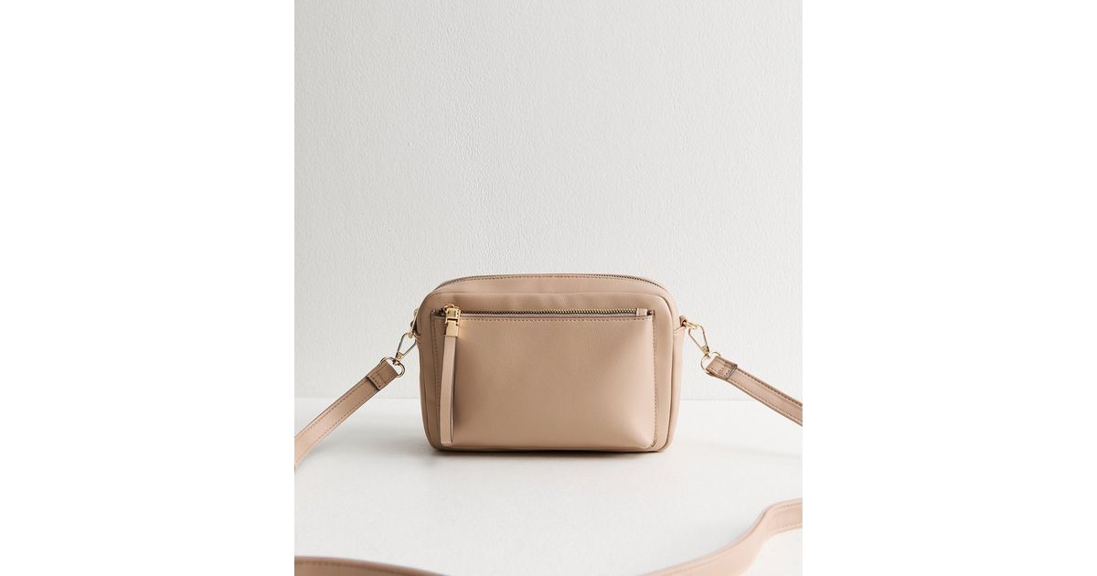 Mink Faux Leather Crossbody Bag