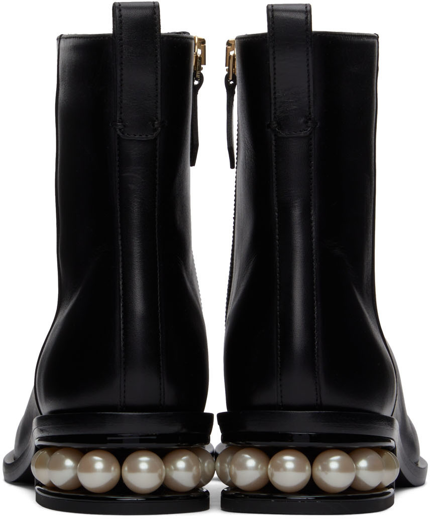 JJ Crystal-Embellished Ankle Boots