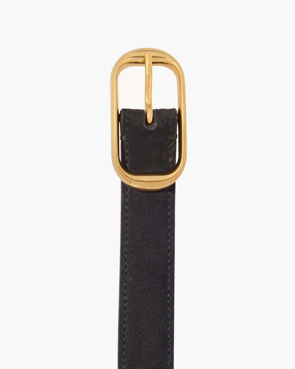 Black buckle detail