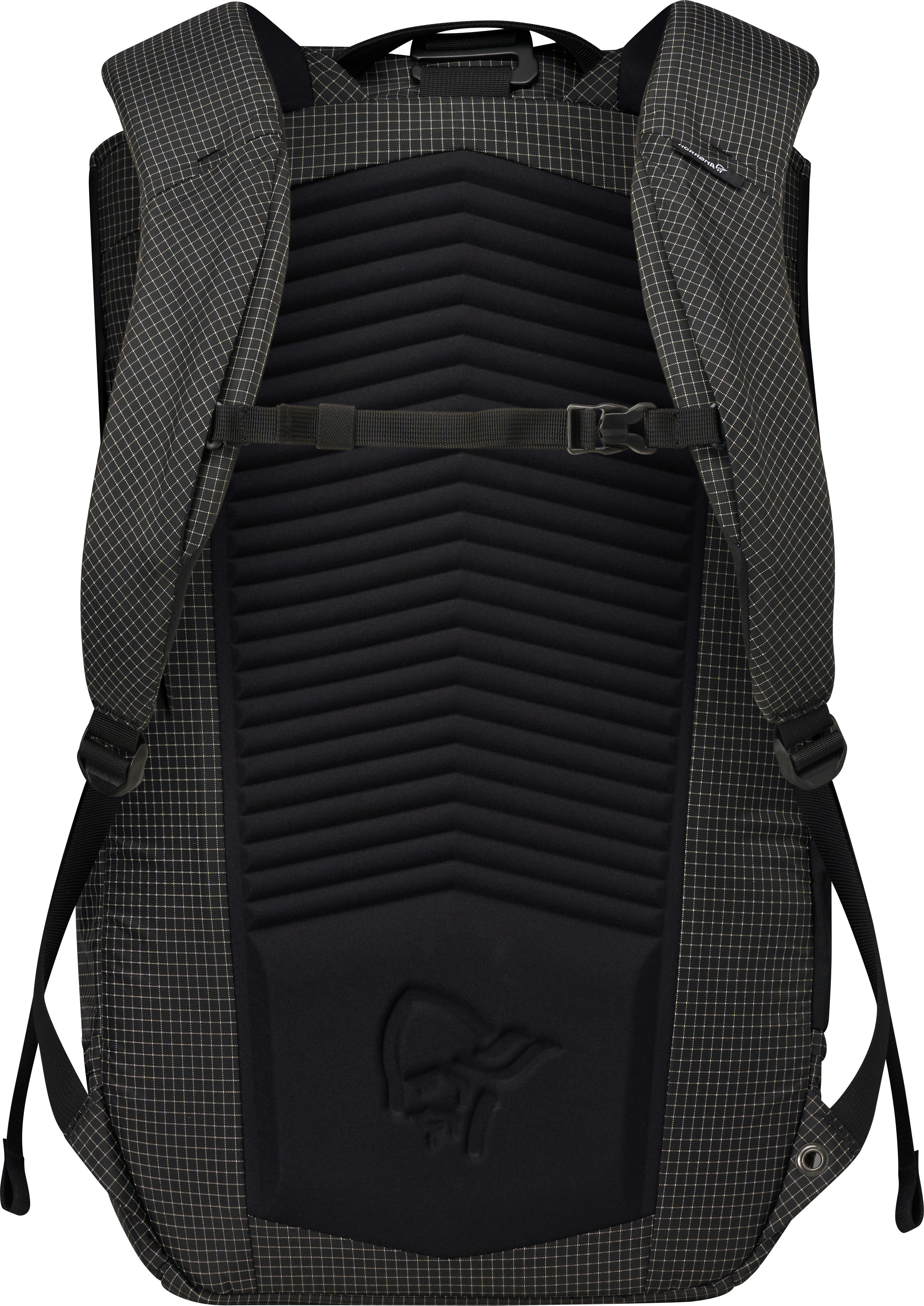 Packshot back image of norrona commuter ACE 35L Pack Caviar Black