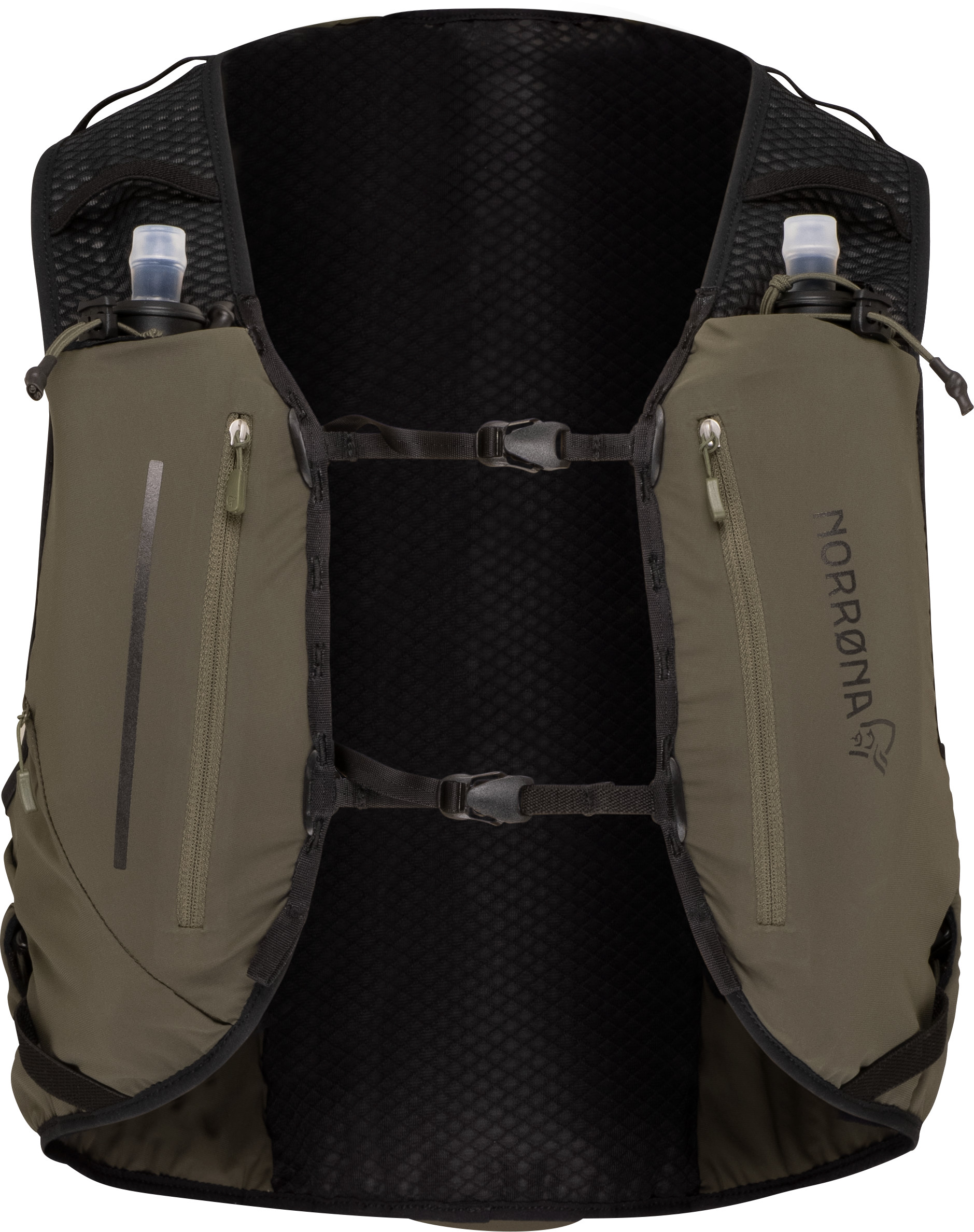 Packshot back image of senja econyl70 7L Pack Olive Night