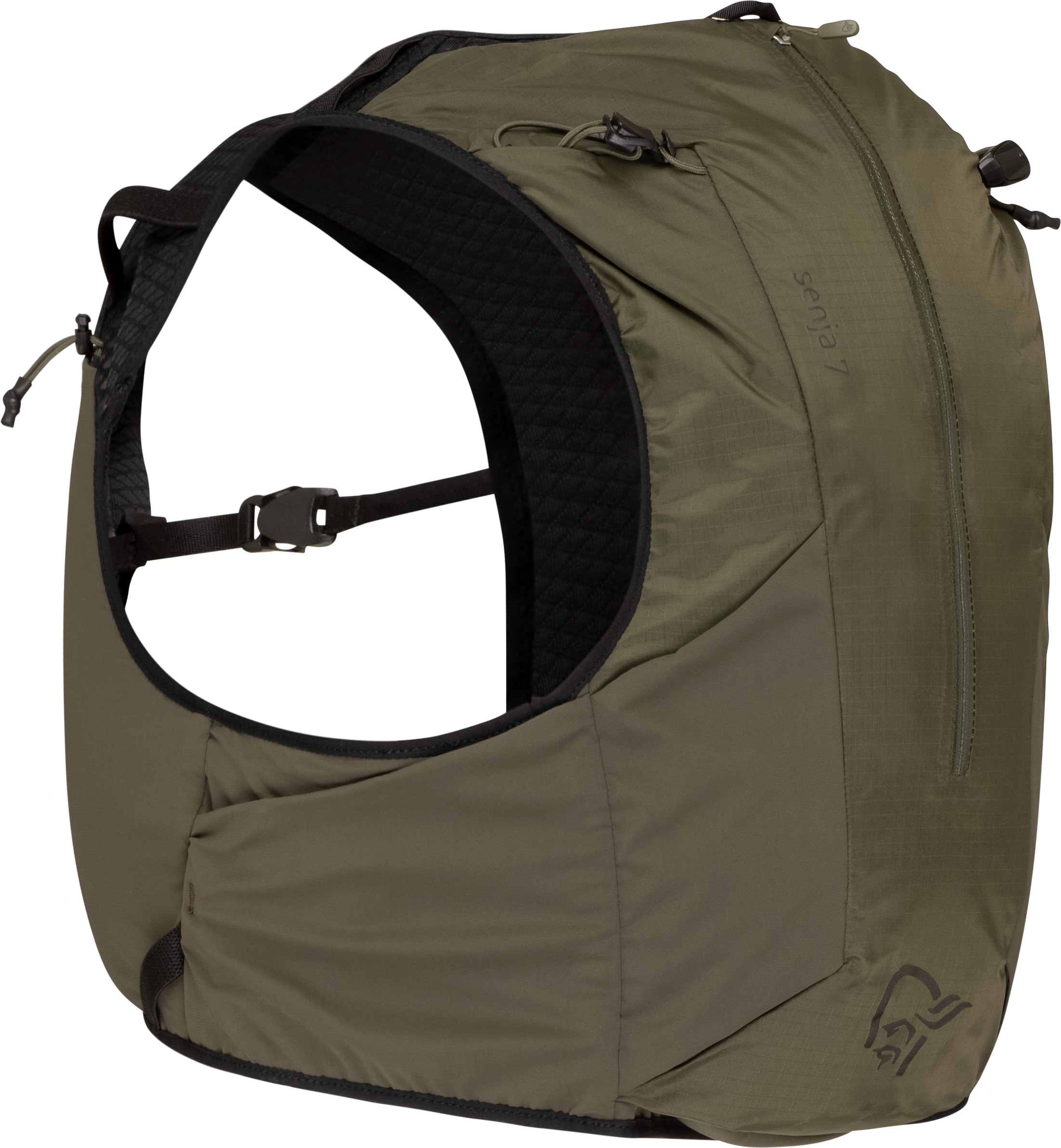 Packshot image of senja econyl70 7L Pack Olive Night