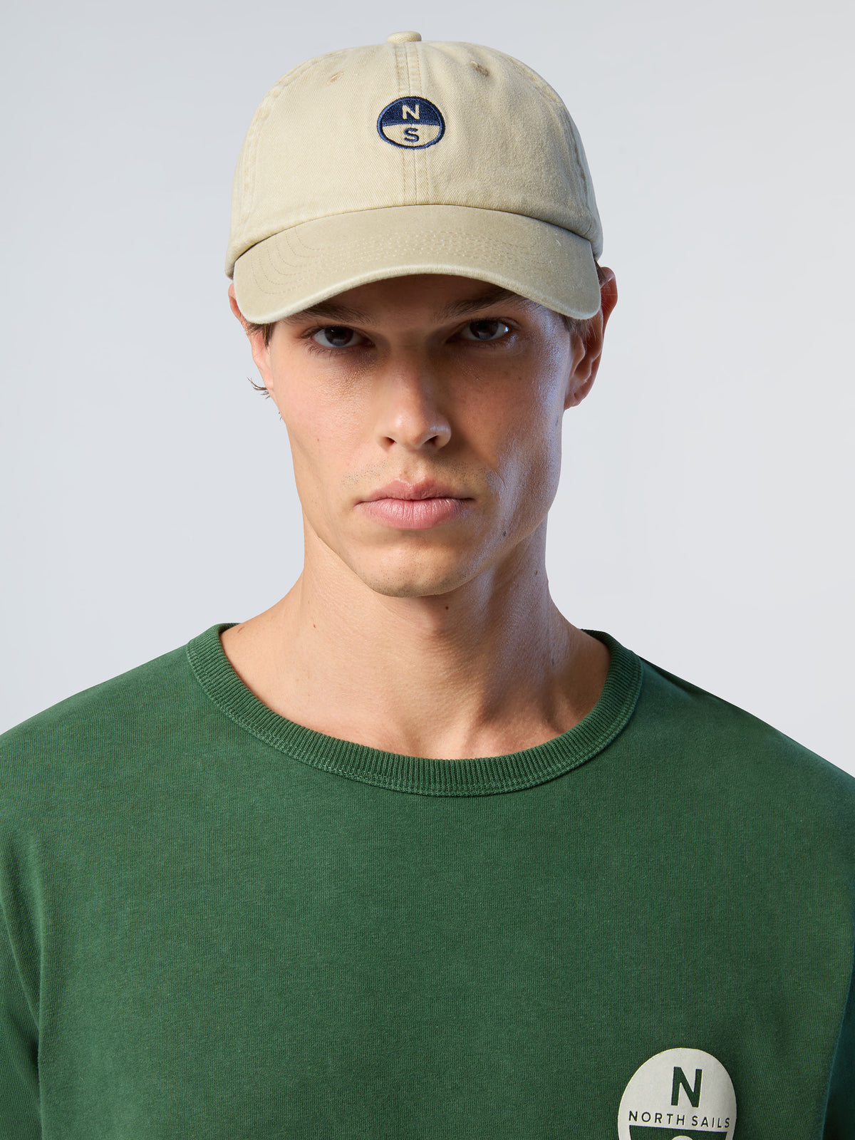 Washed cotton baseball cap