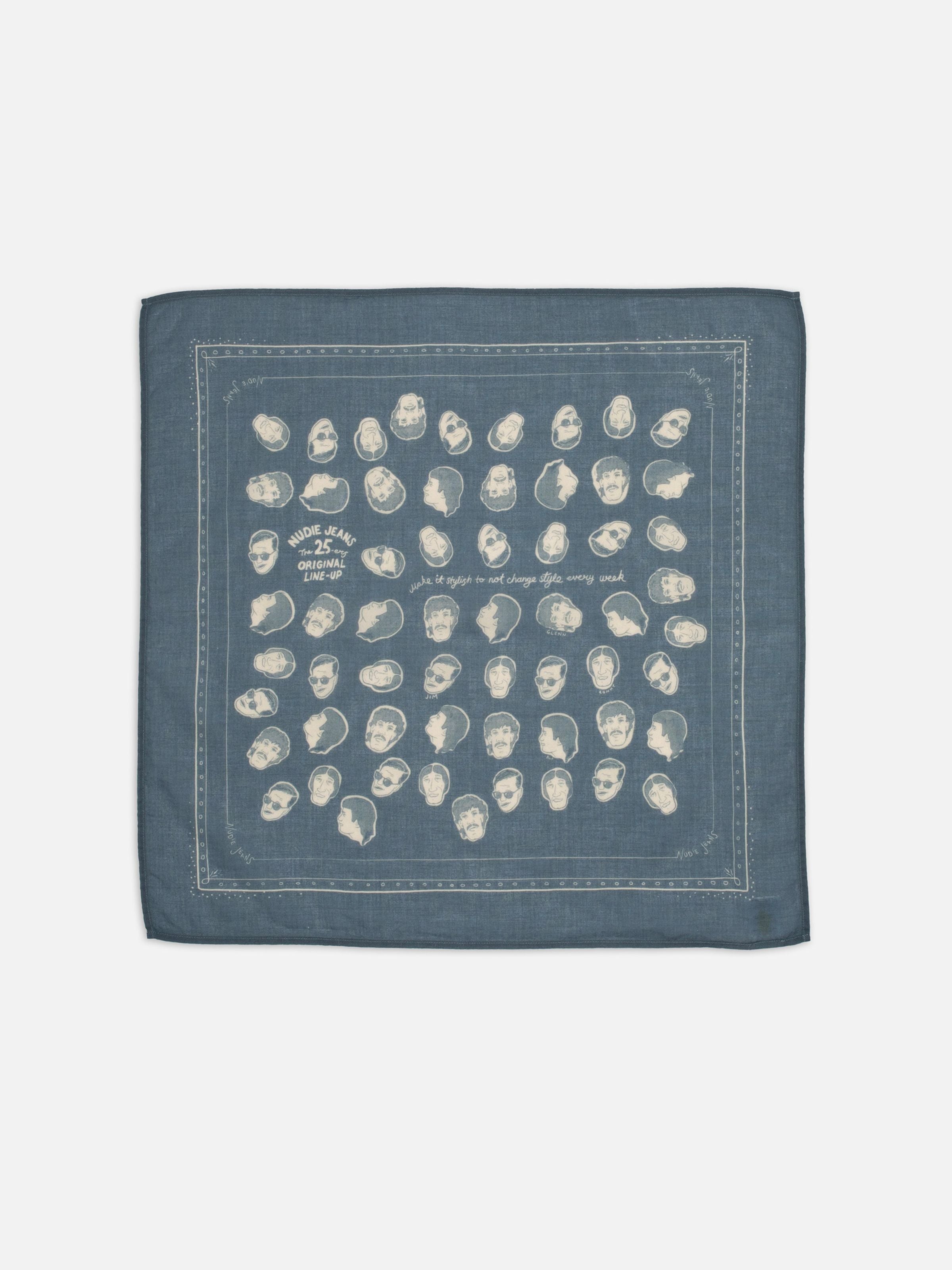 Ingrid Bandana OG Line Up Blue