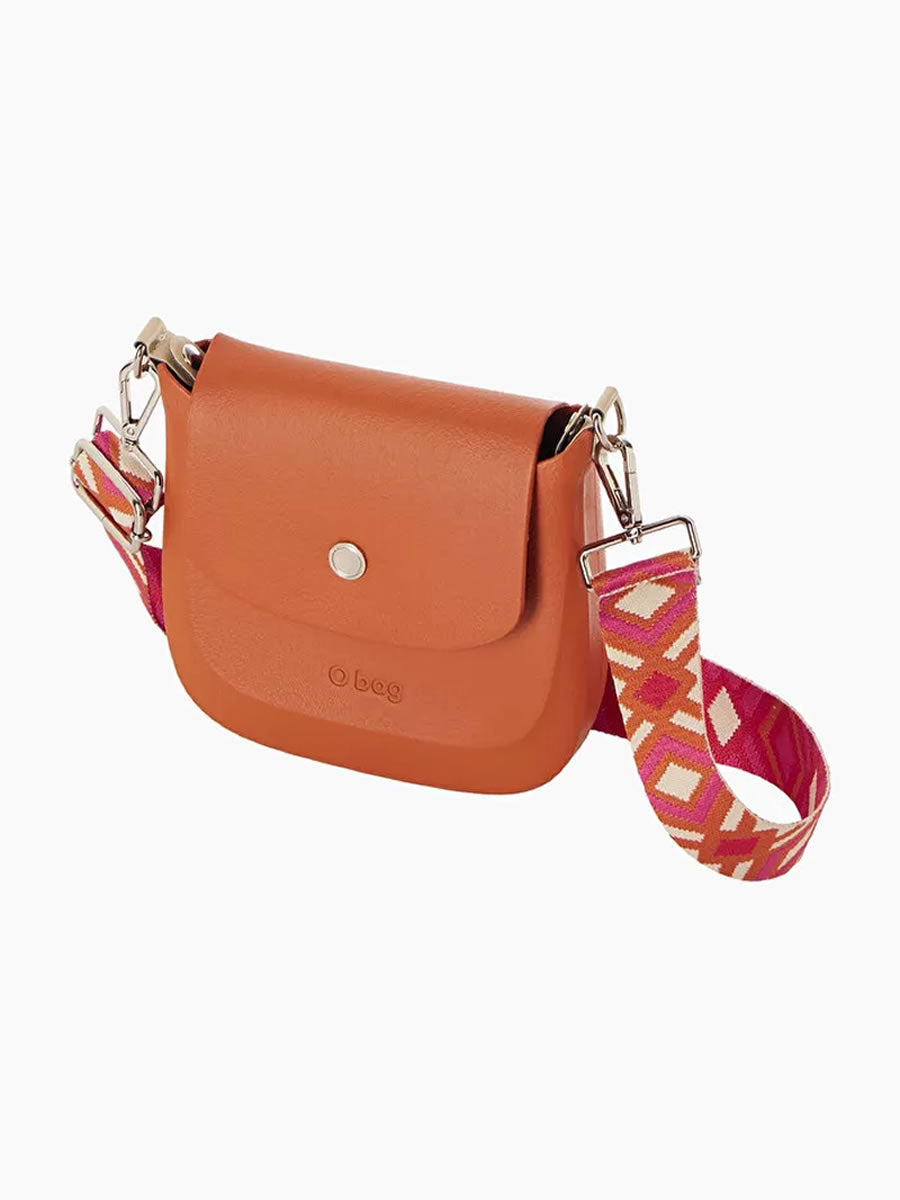 O bag chase burnt orange with shoulder strap