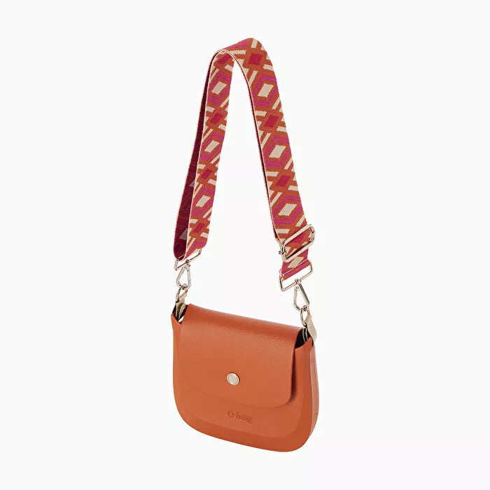 O bag chase burnt orange with shoulder strap