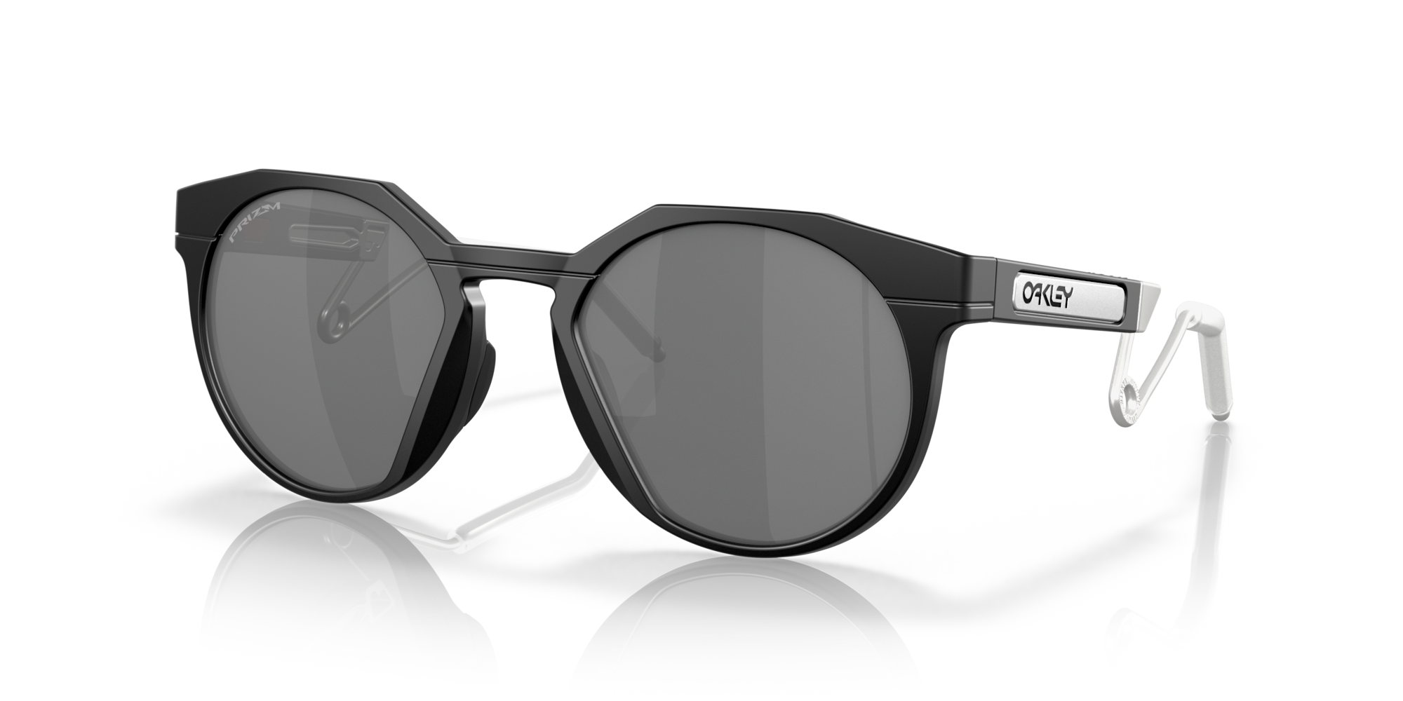 Oakley HSTN Metal Sunglasses with Matte Black Frame and Prizm Black ...