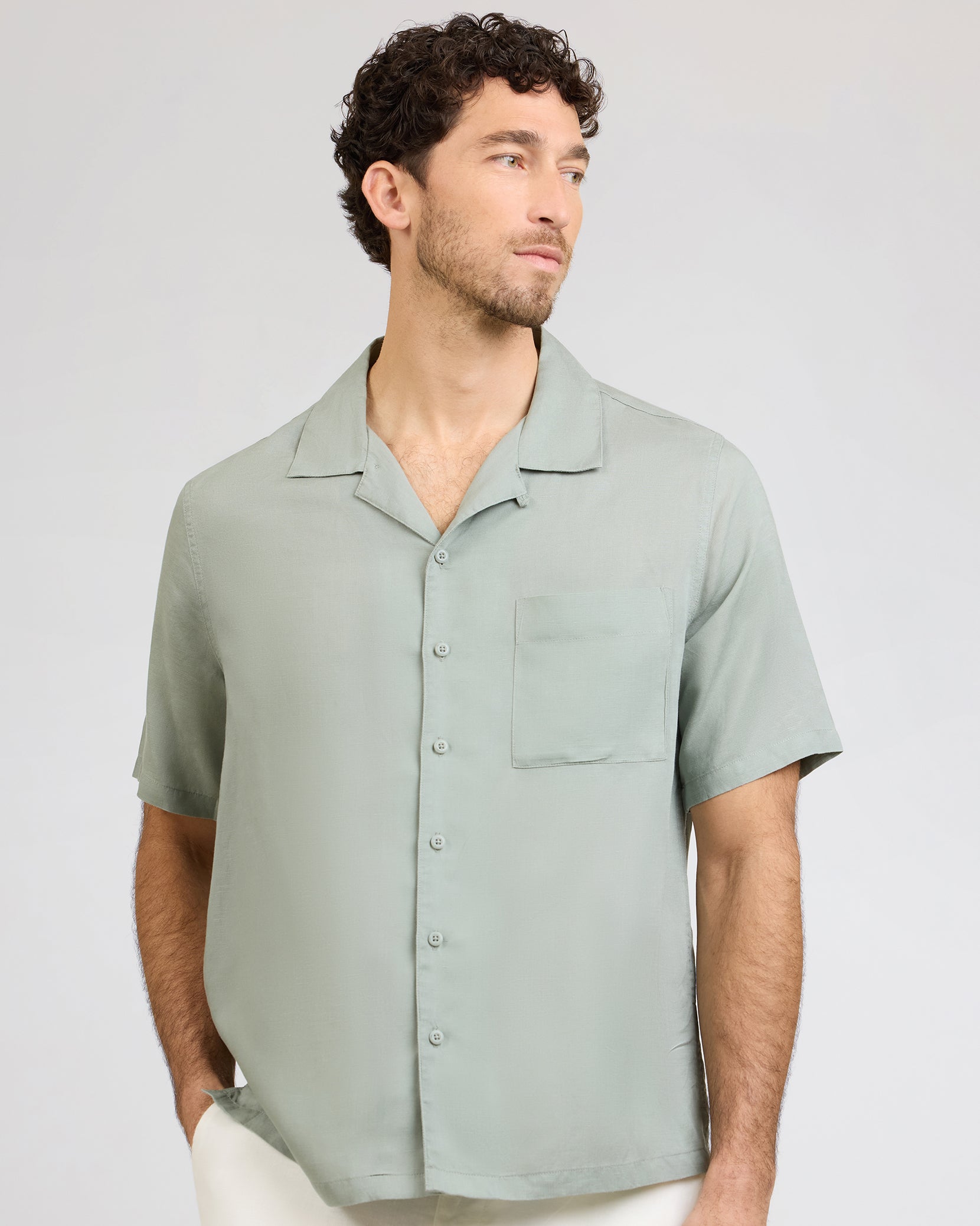 Air Linen Convertible Vacation Shirt