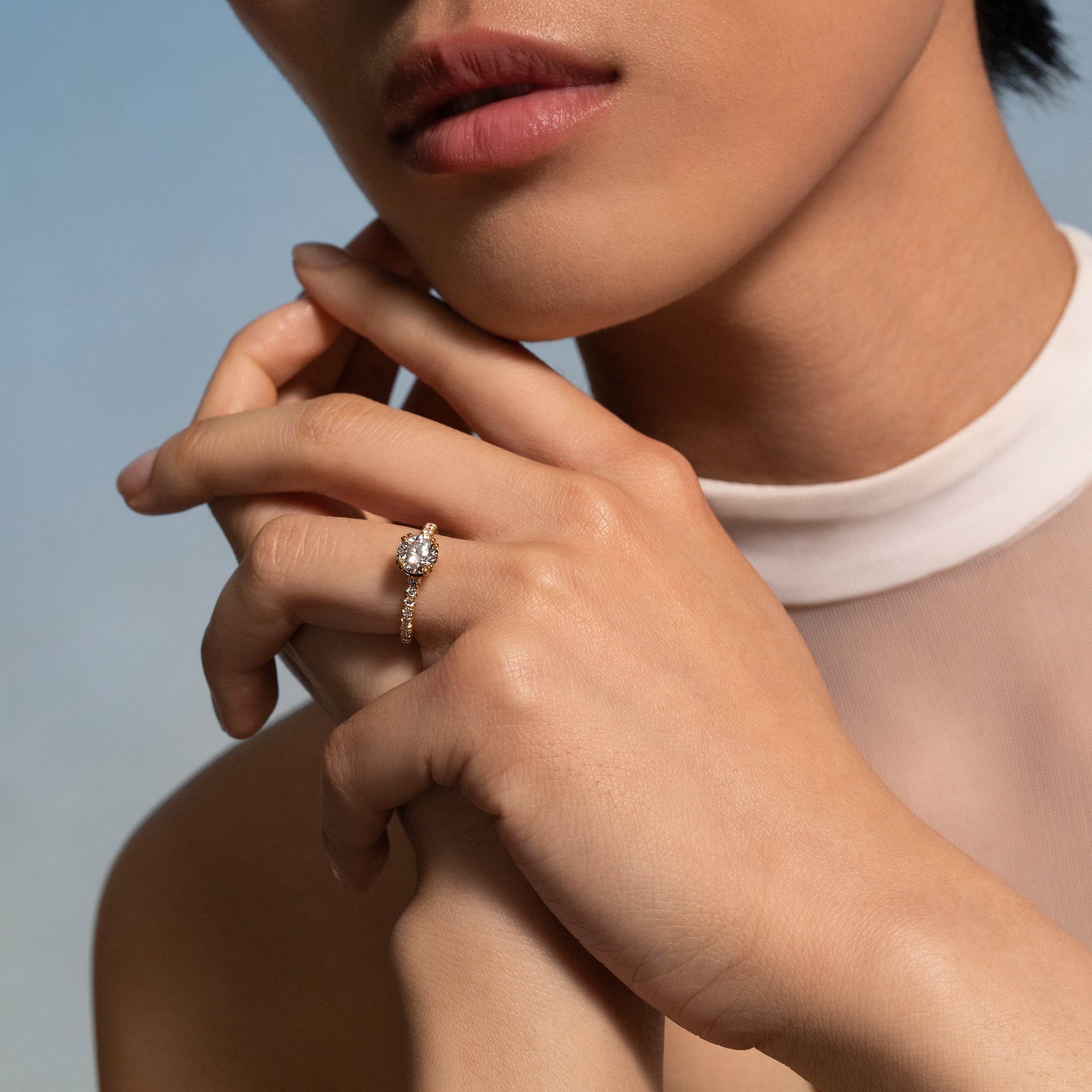 Couronne Engagement Ring