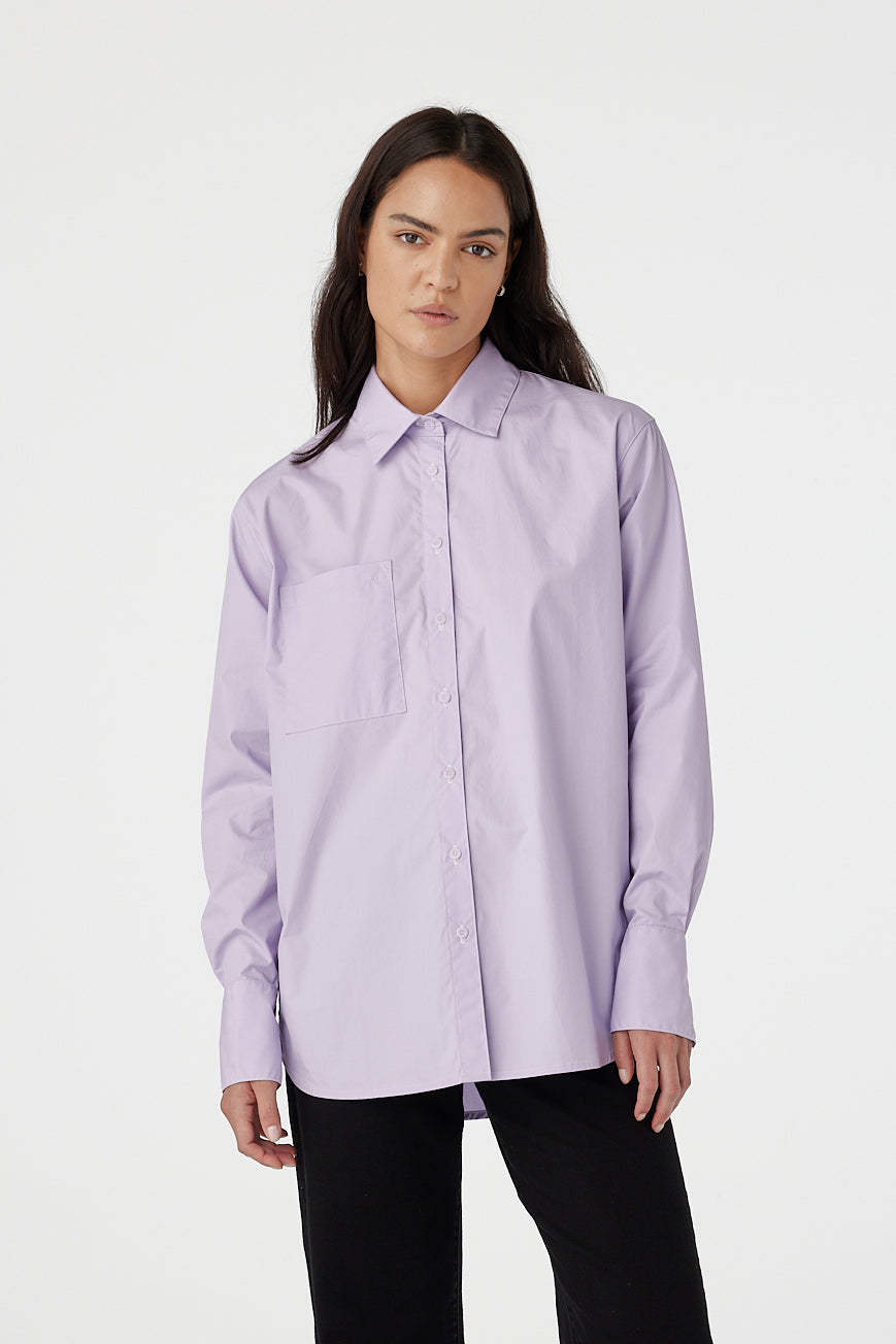 Melody Long Sleeve Shirt Lilac