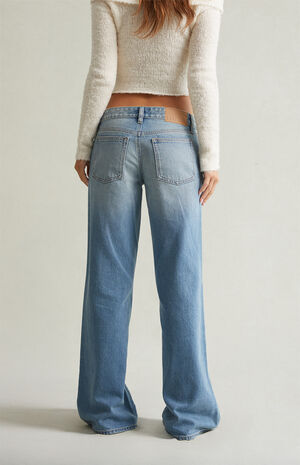 Rear closeup — the yoke and pocket placement emphasize the slouch.