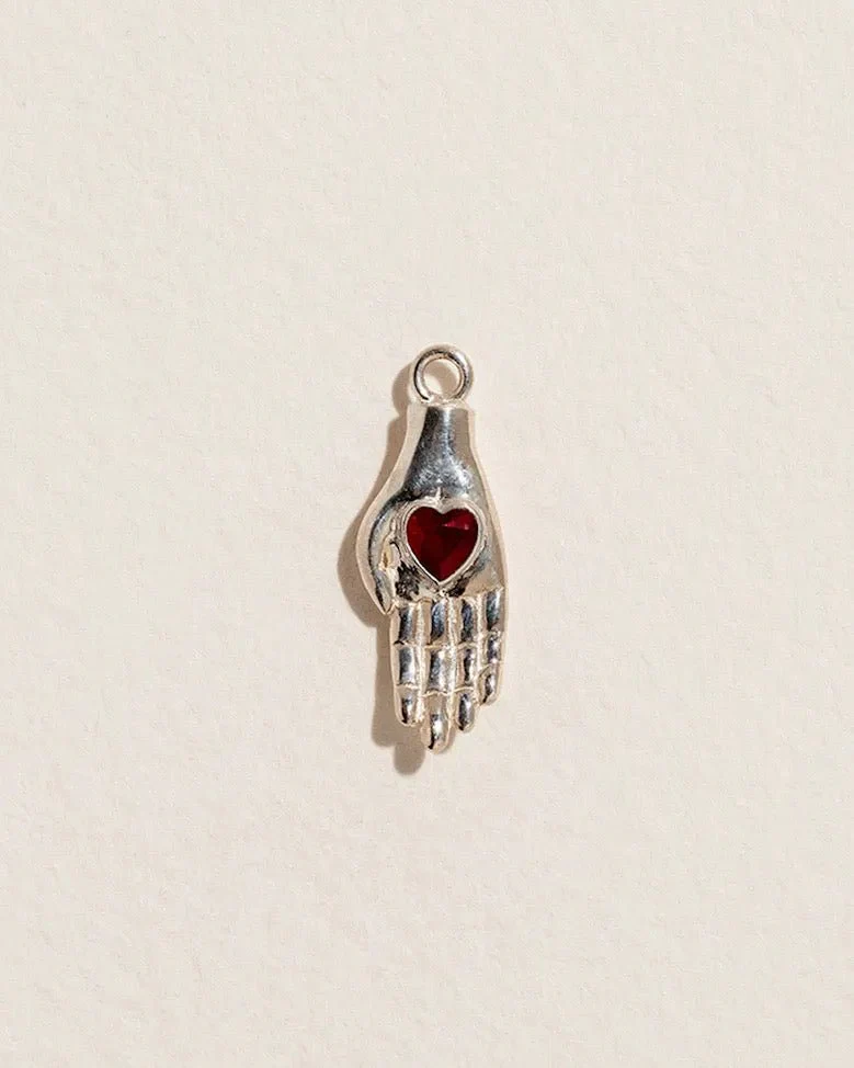 Heart in Hand Charm