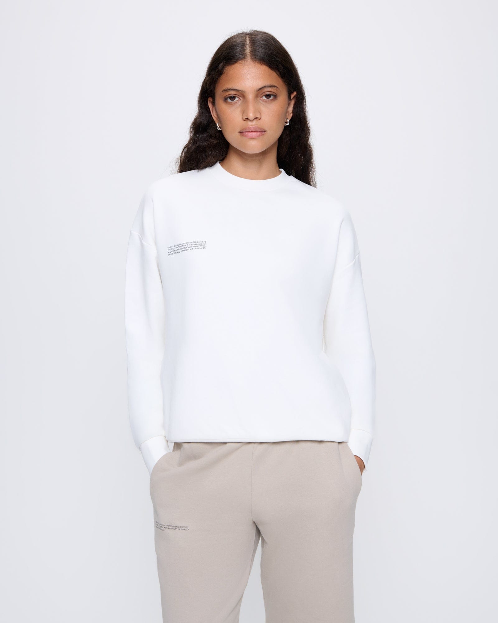 Womens 365 Midweight Sweatshirt—off-white