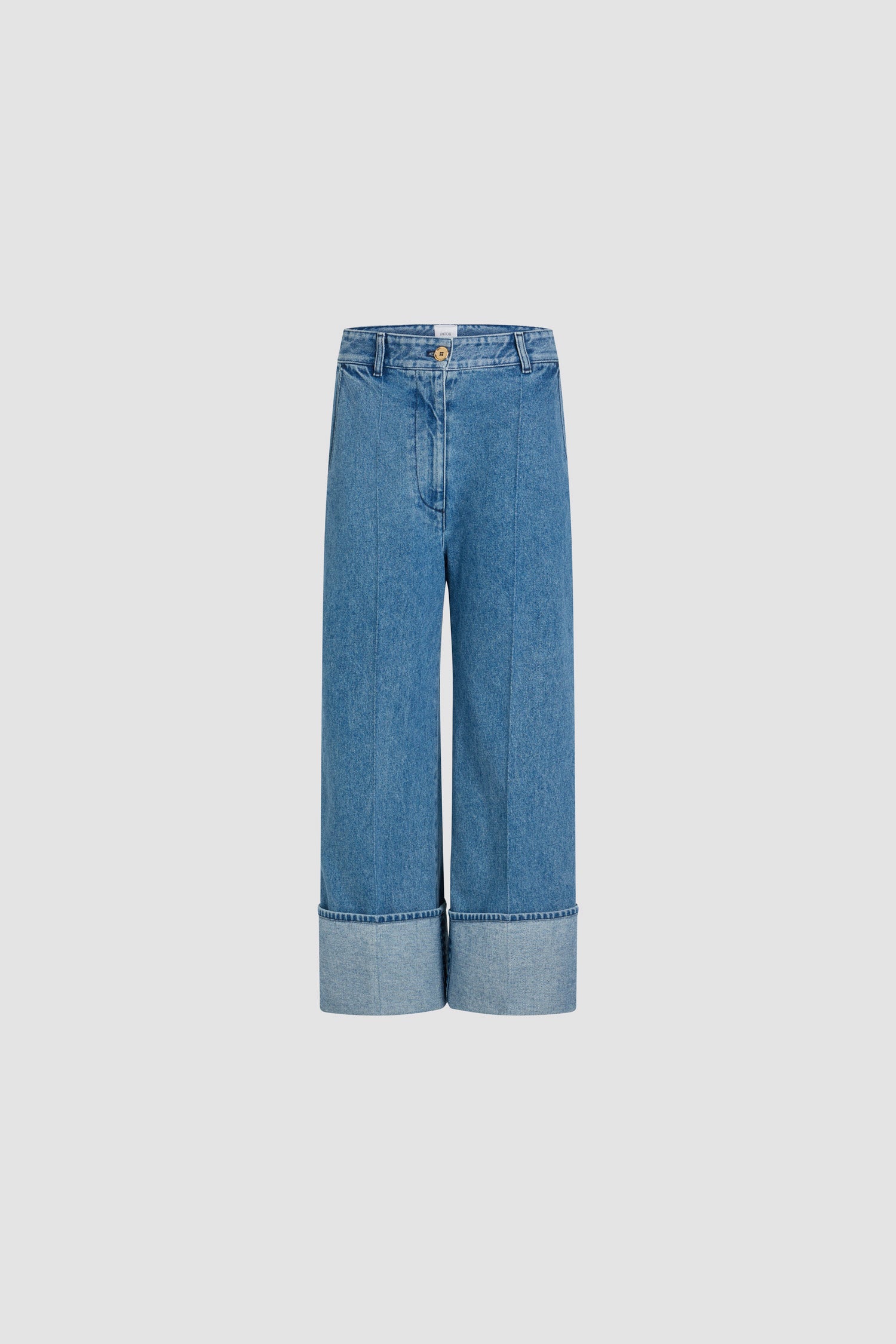 Iconic trousers in cotton denim