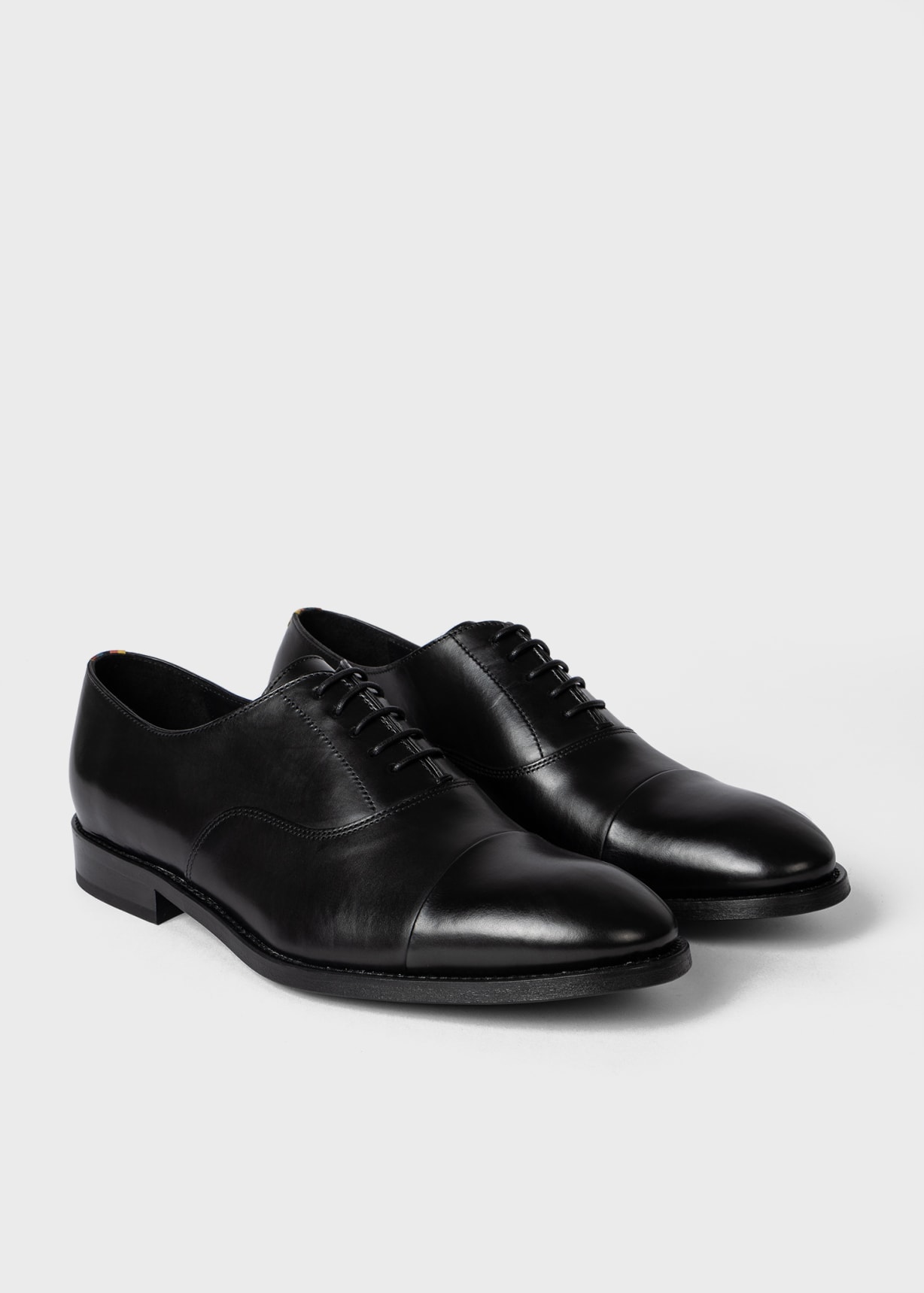 Black Leather 'Bari' Shoes