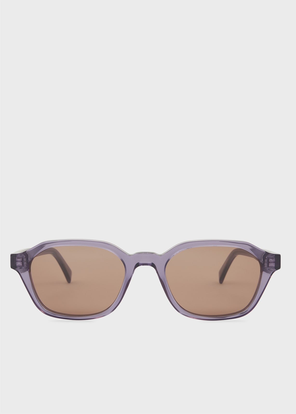 Transparent Violet 'Mayton' Sunglasses