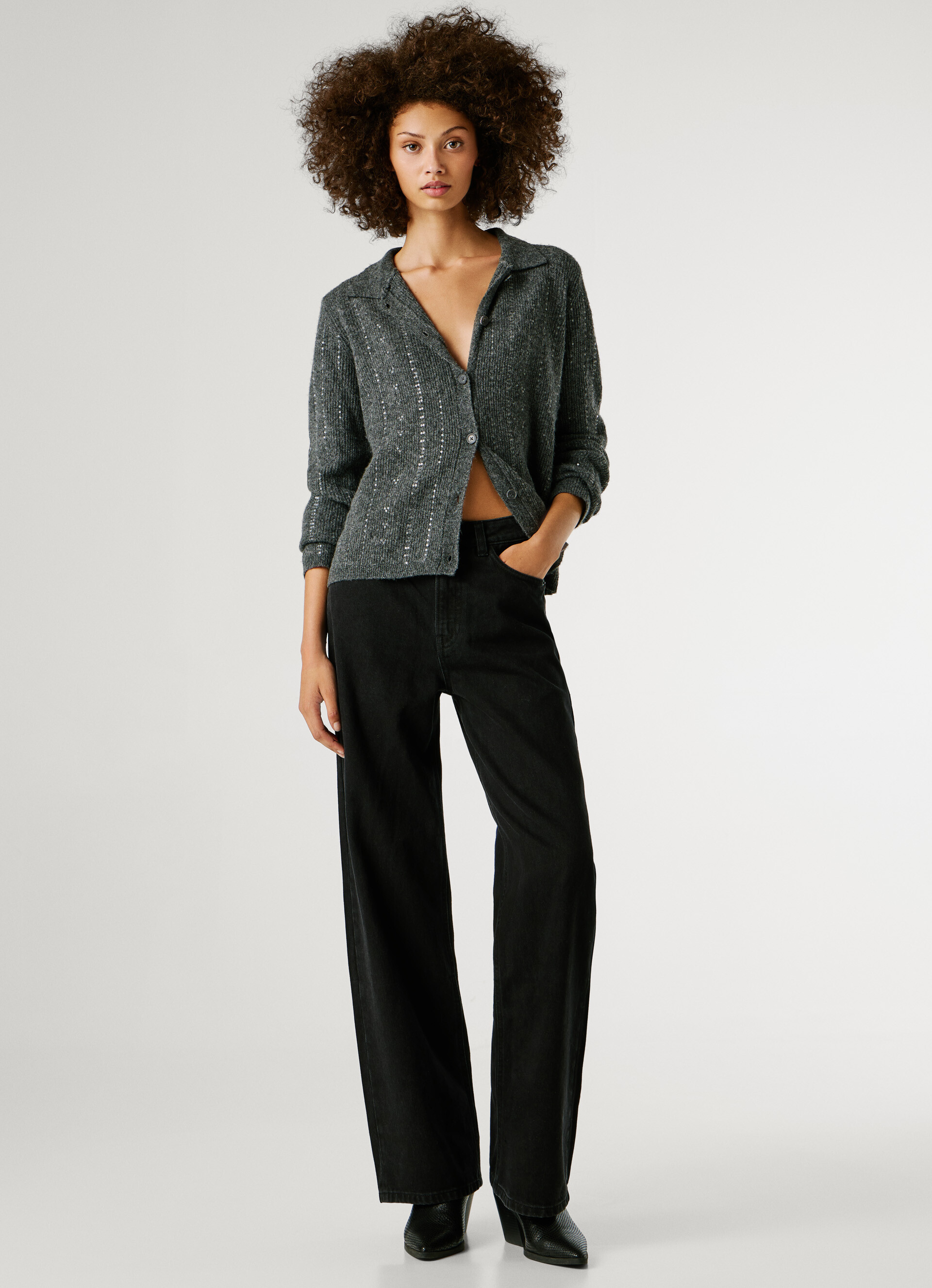 LEXA - HIGH-RISE STRAIGHT FIT JEANS