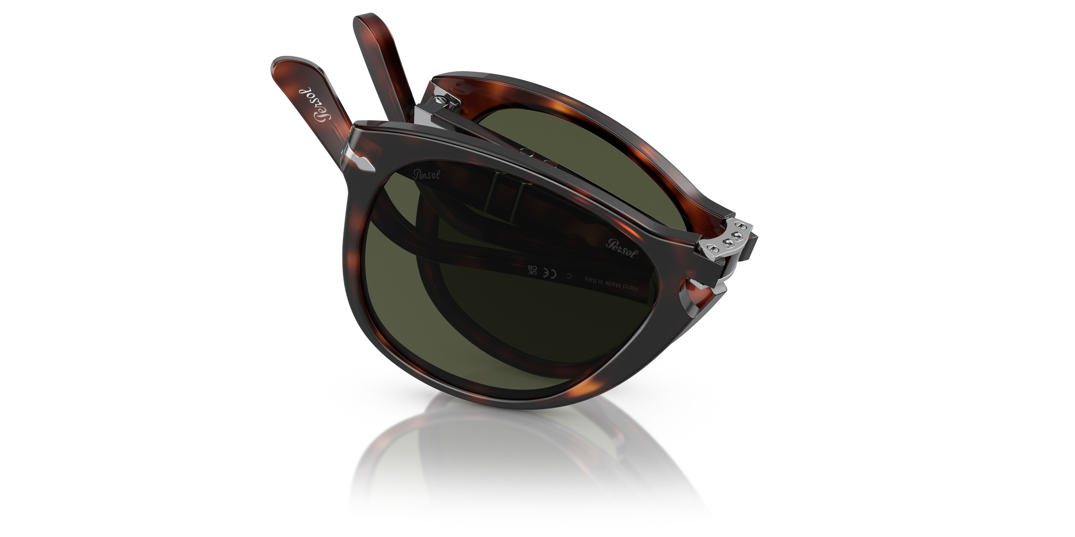 714 - Original with Havana Frame and Green Lenses