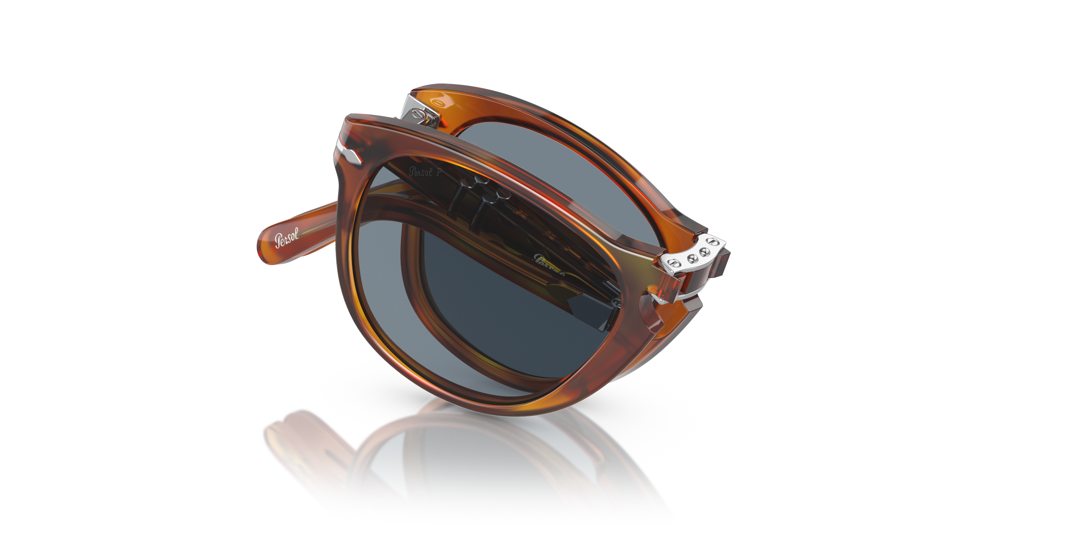 714SM - Steve McQueen with Light Havana Frame and Blue Lenses