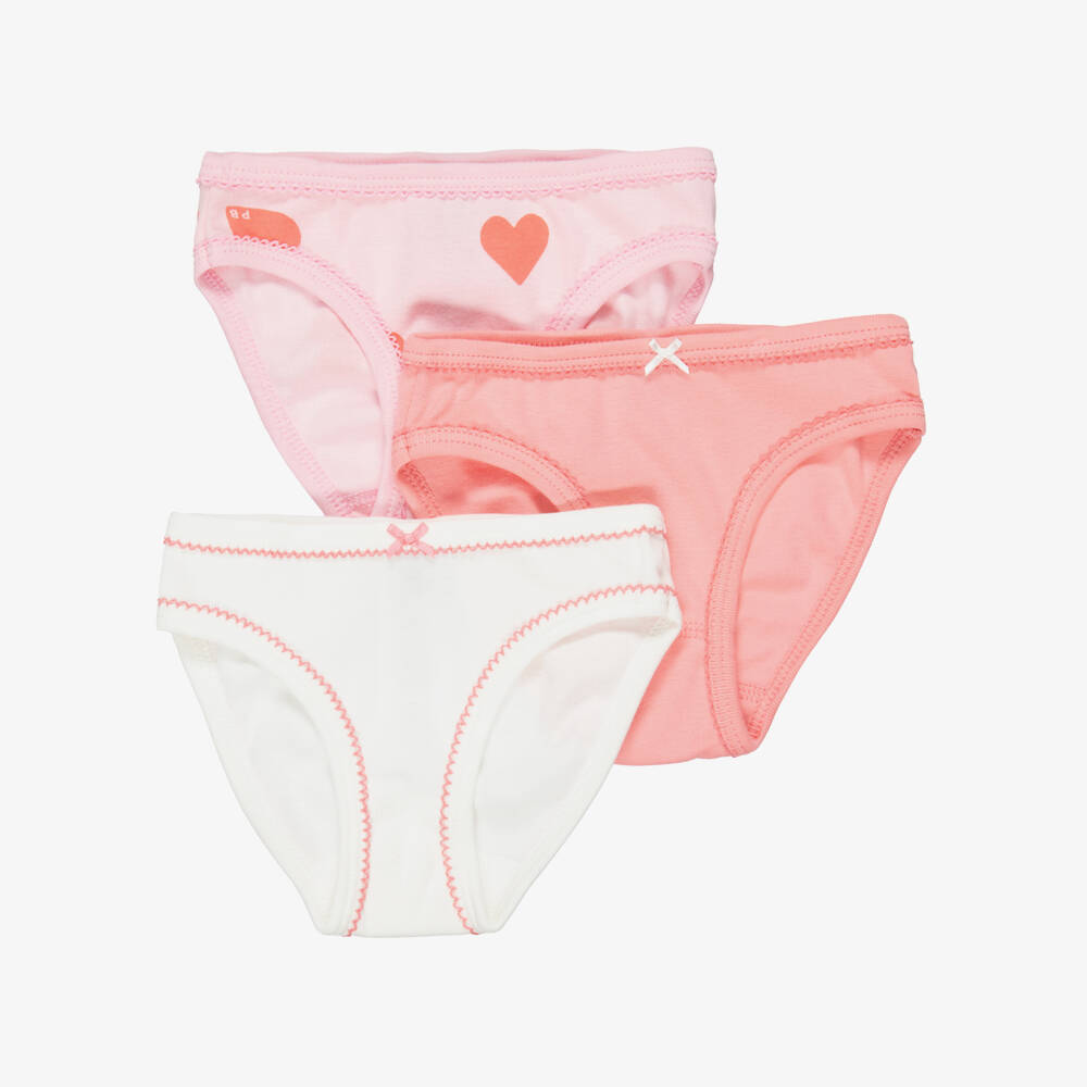 Heart Print Knickers (3 Pack)