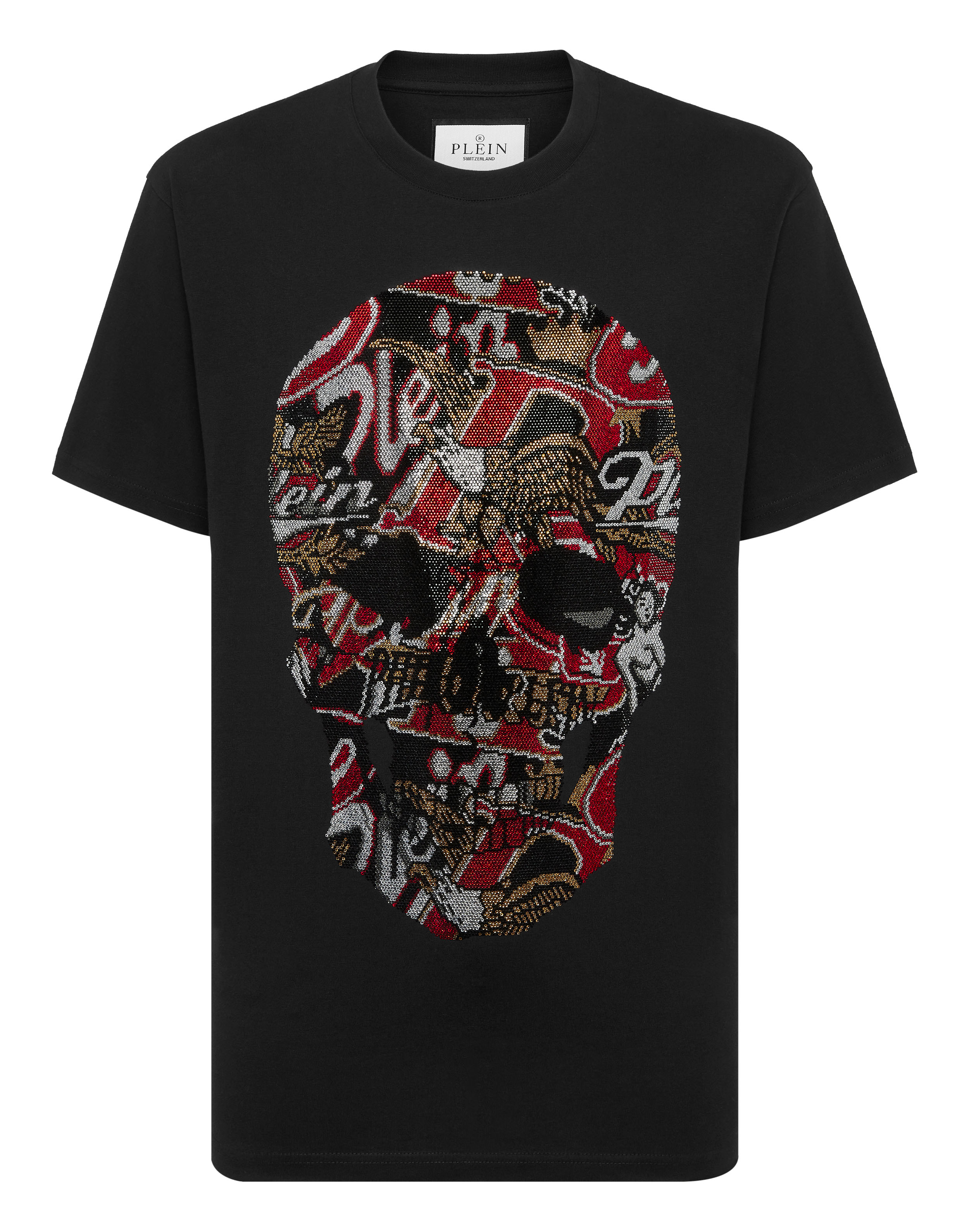 Round Neck T-Shirt Skull Stones