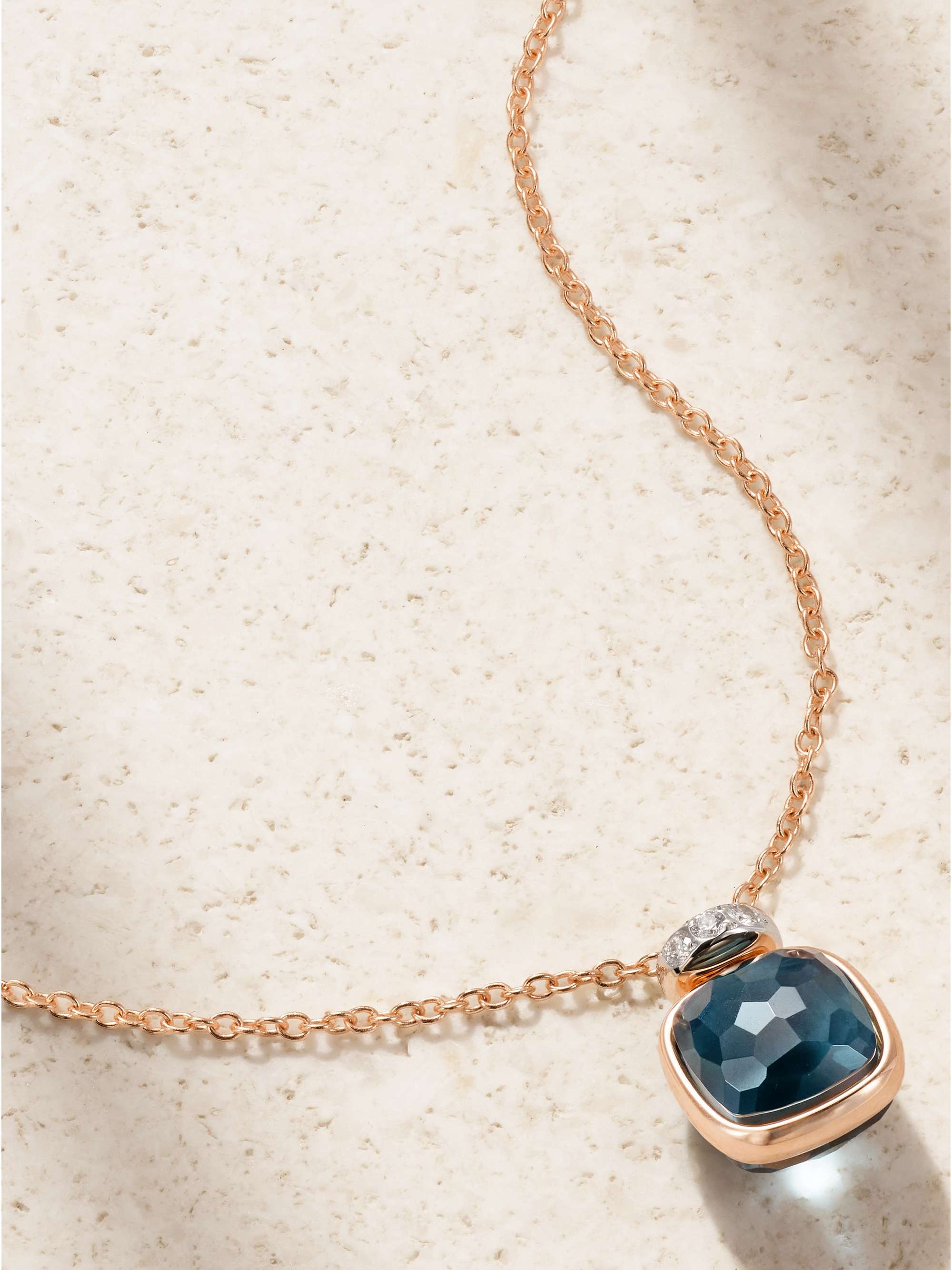 blue stone pendant