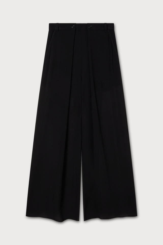 PLEATED WIDE-LEGS