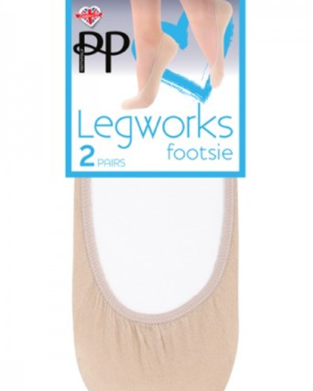 Pretty Polly Legworks Cotton Footsie