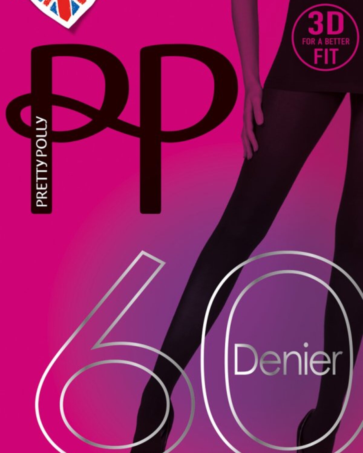 Pretty Polly Premium 60 Denier 3D Opaque Tights