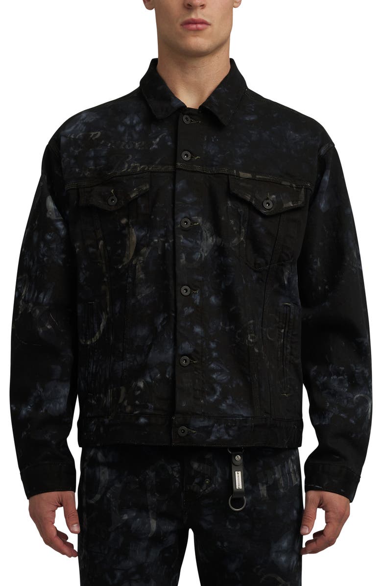 Kicking Horse Oversize Stretch Denim Trucker Jacket