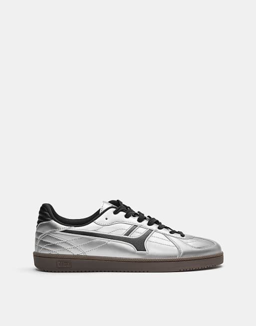 Metallic Retro Sneakers