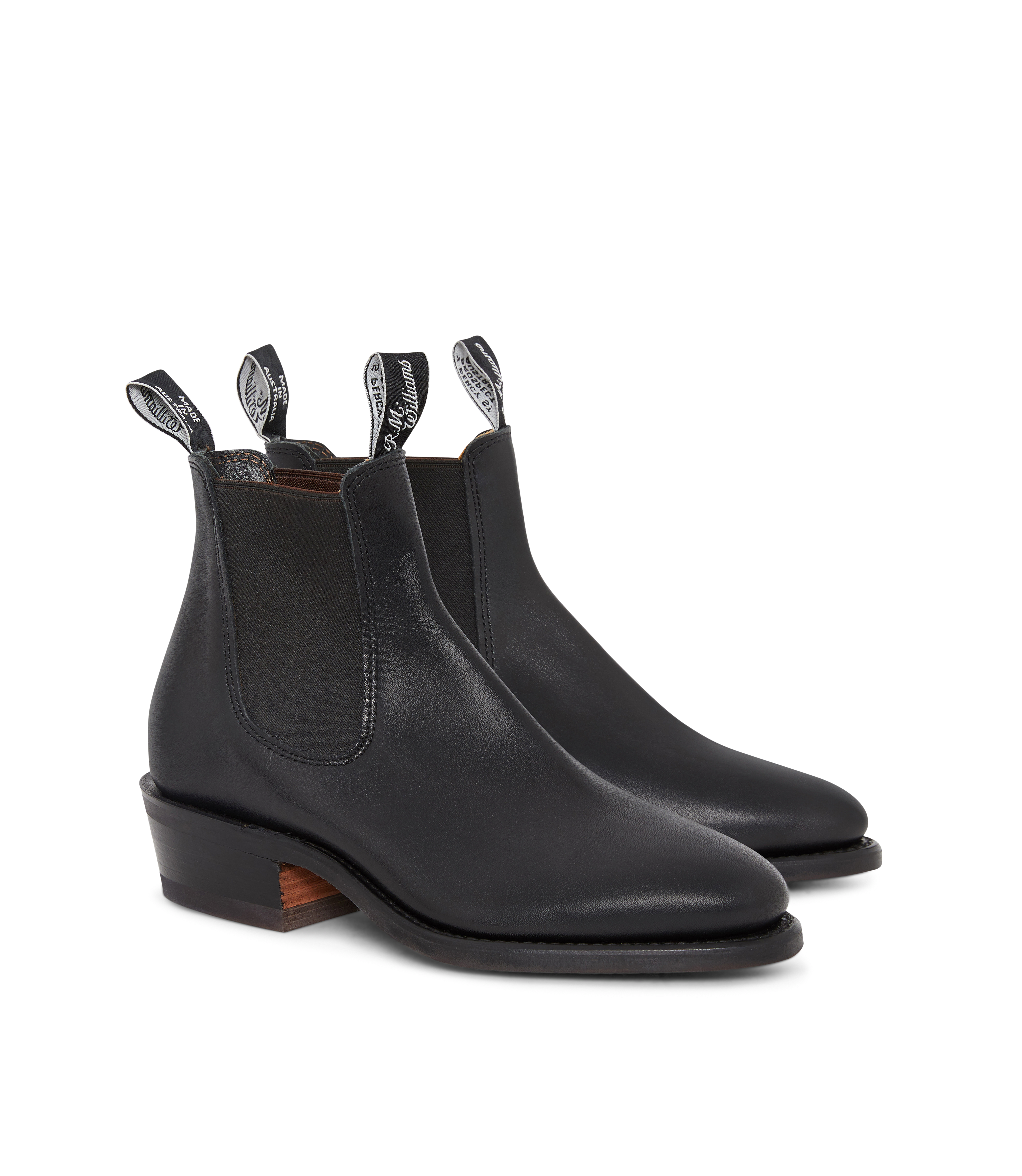 Yearling boot – black yearling leather
