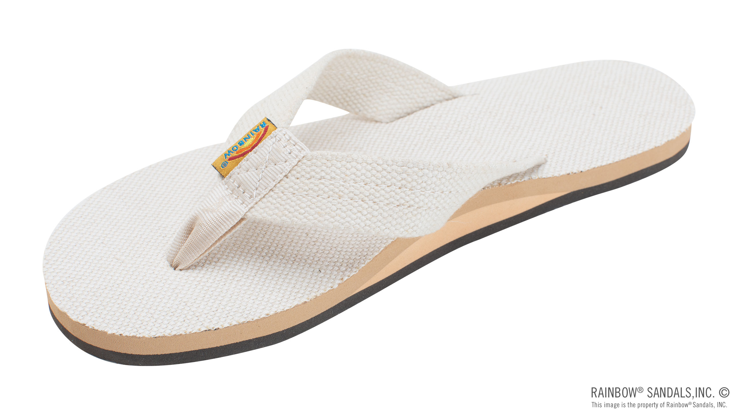 Single Layer Hemp with Arch Support and 1" Strap