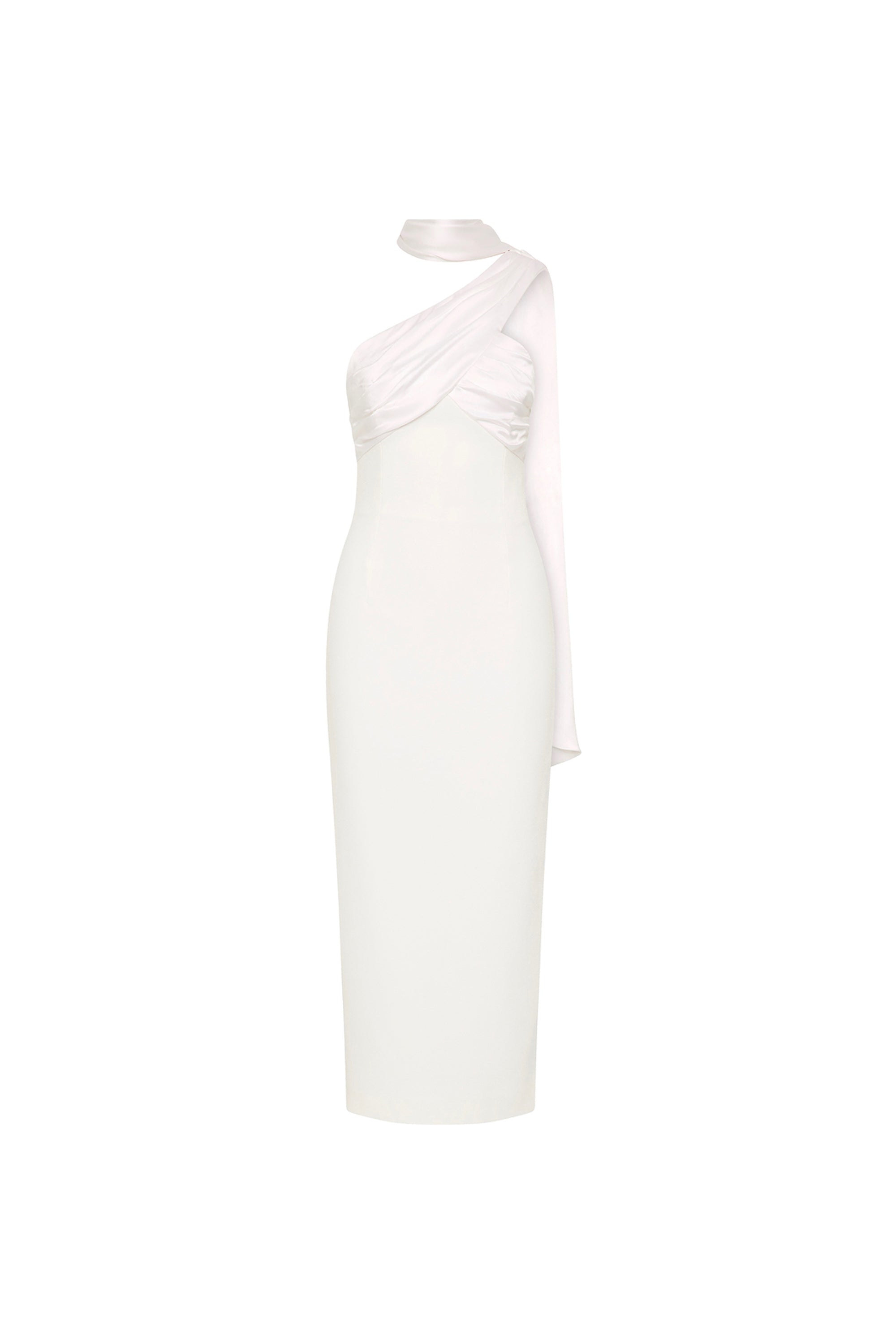 Atlas Halter Tie Midi Dress