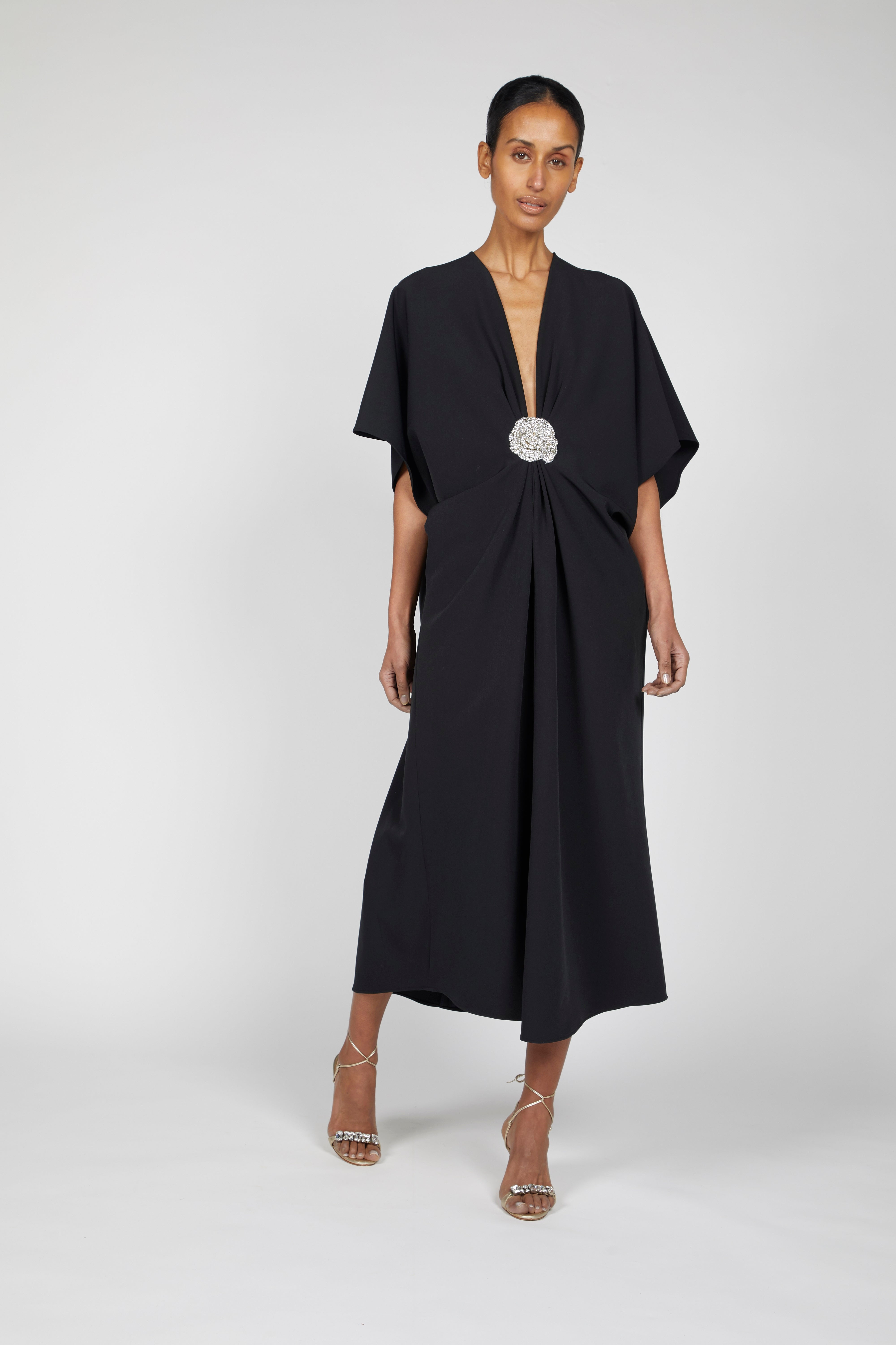 MIDI CREPE KAFTAN